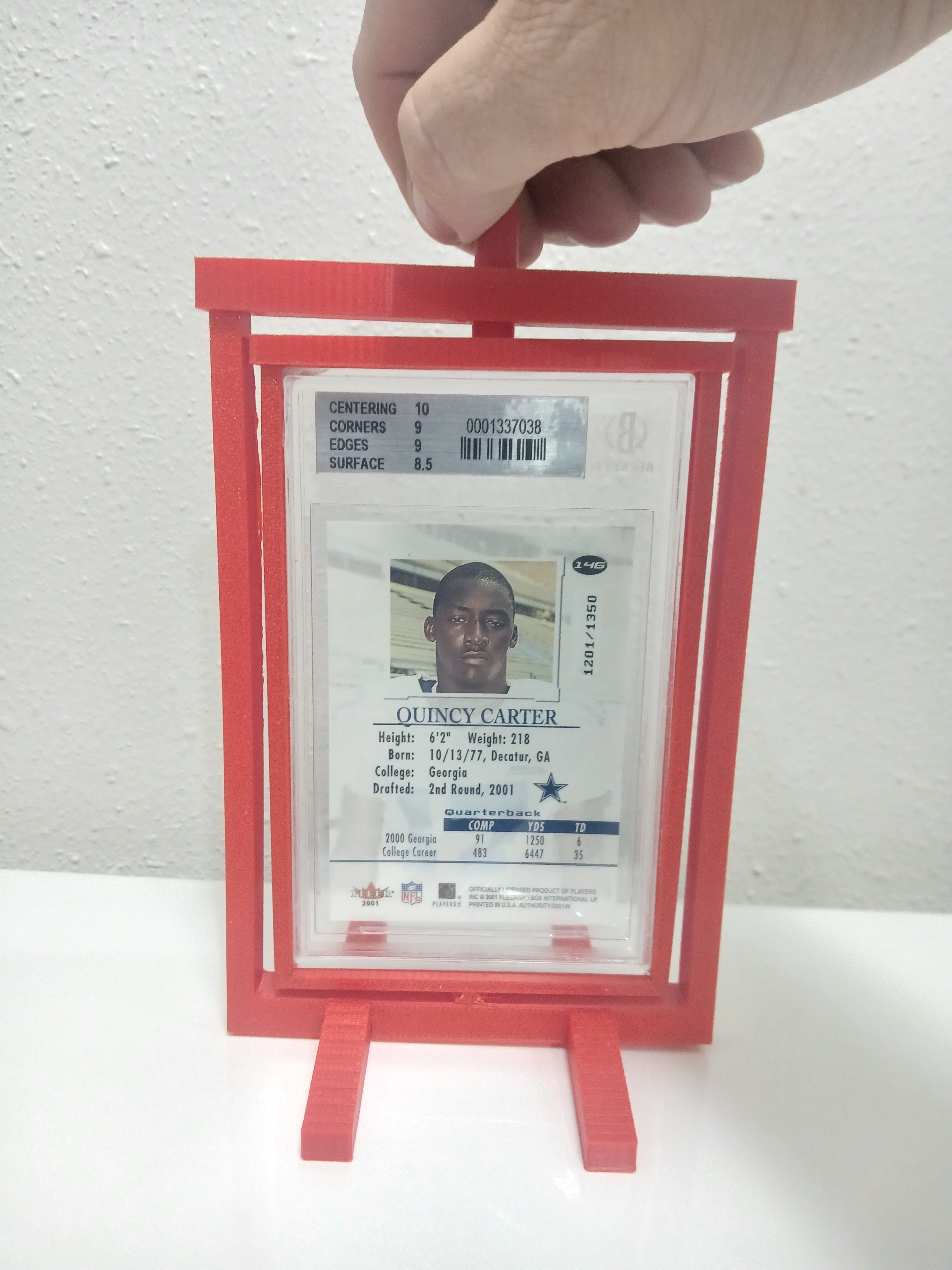 1 Color Beckett BGS * Vertical * Graded Sports Trading Card Pokemon Slab Spinner Display