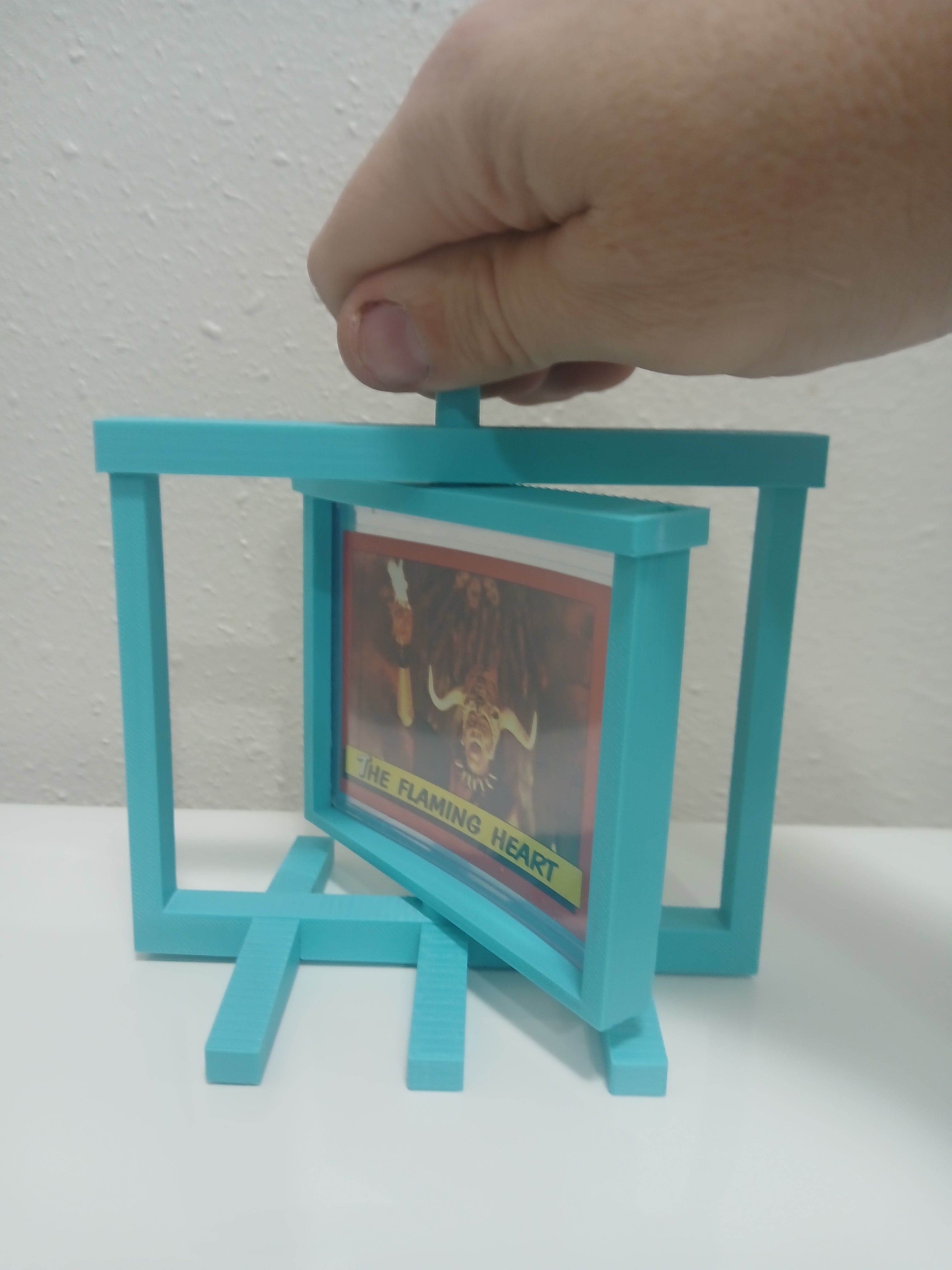 1 Color Toploader * Horizontal * Graded Trading Sports Card Pokemon Slab Spinner Display