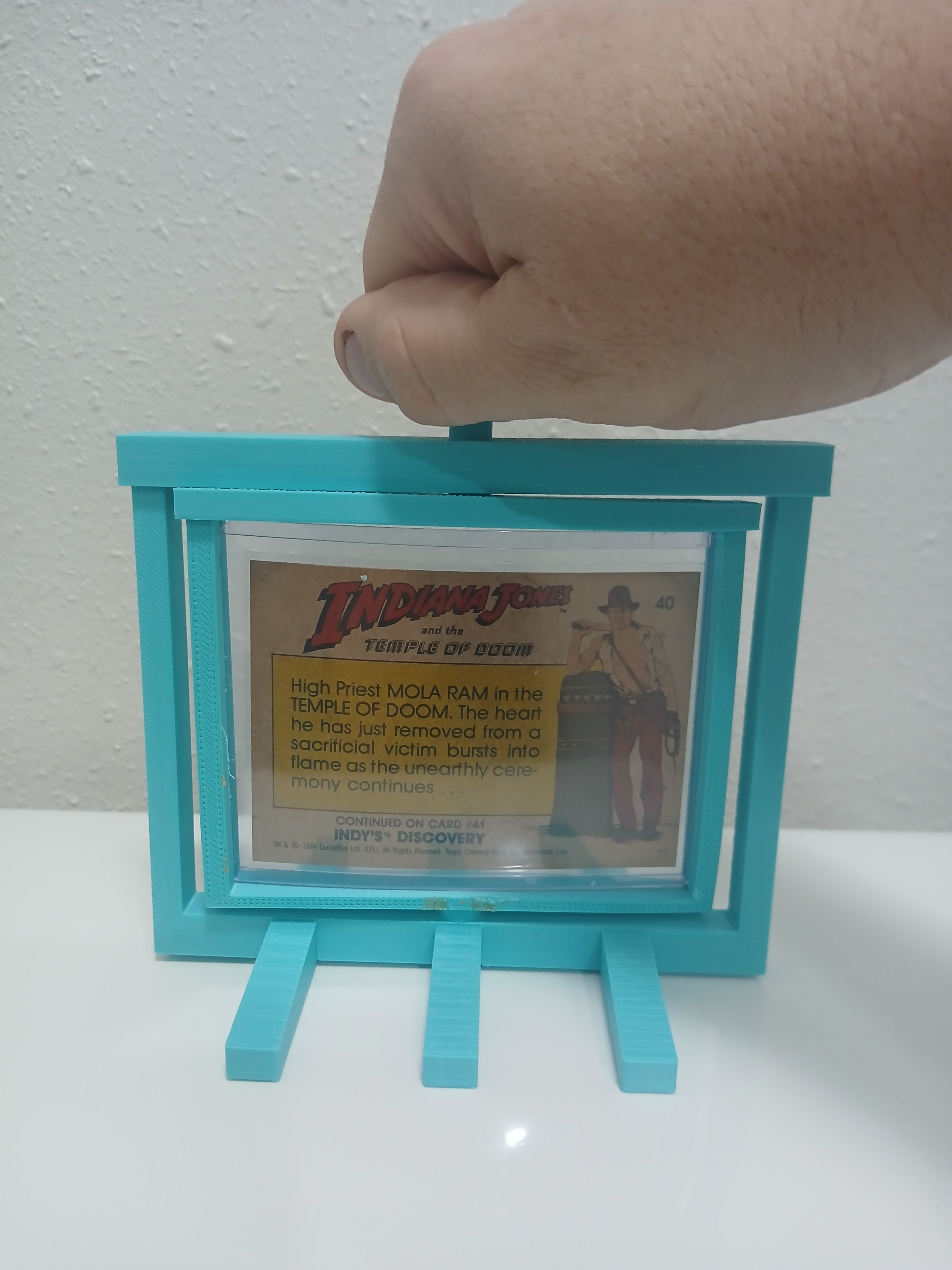 1 Color Toploader * Horizontal * Graded Trading Sports Card Pokemon Slab Spinner Display