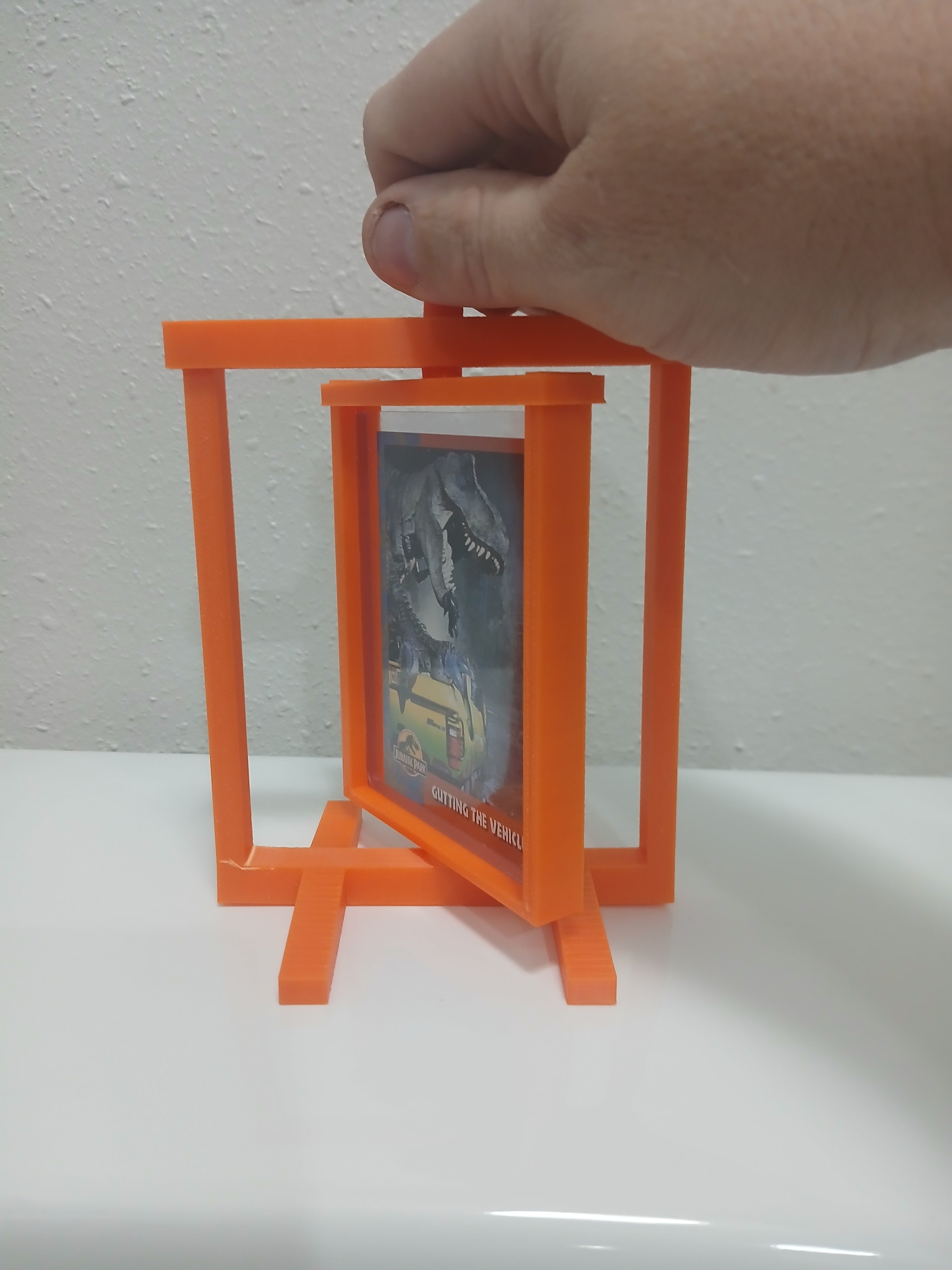 1 Color Toploader * Vertical * Graded Trading Sports Card Pokemon Slab Spinner Display