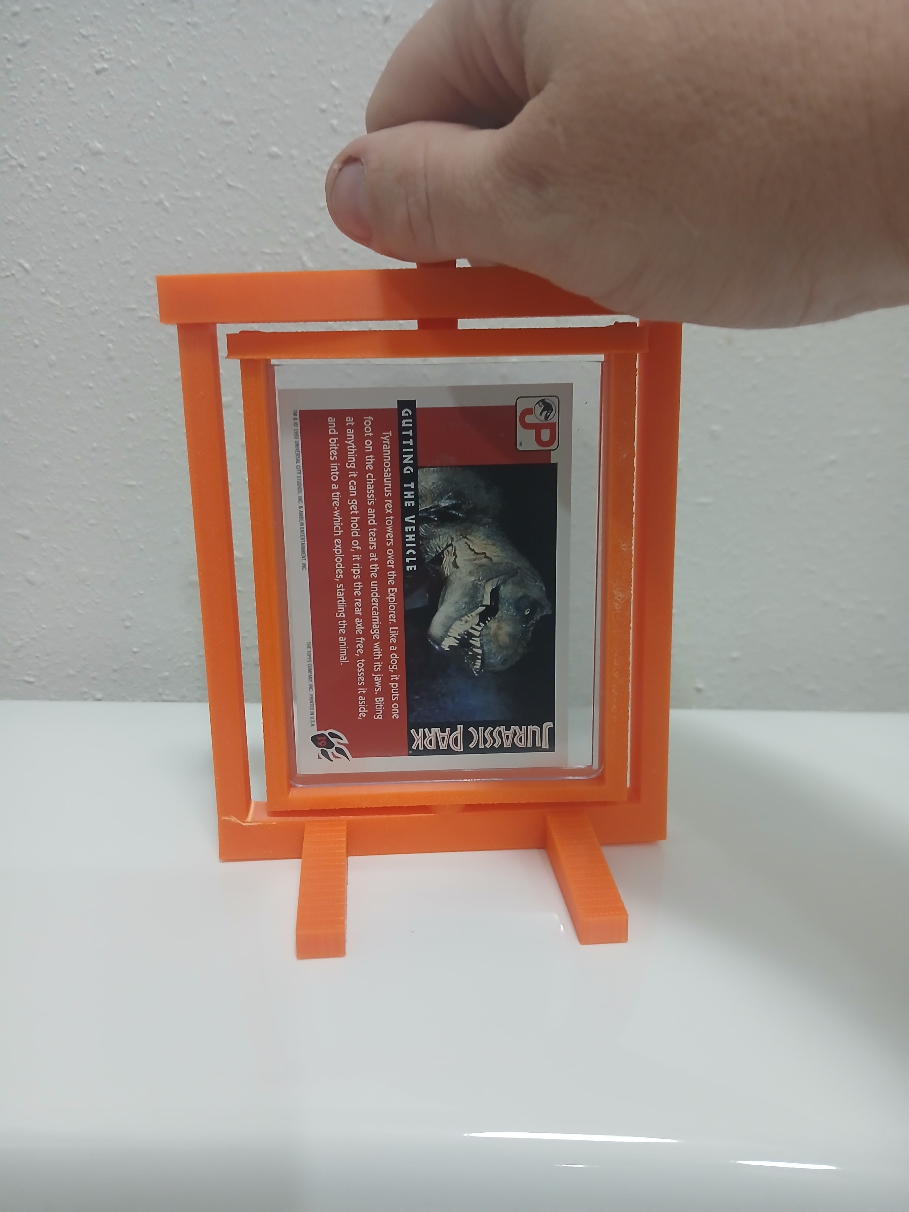 1 Color Toploader * Vertical * Graded Trading Sports Card Pokemon Slab Spinner Display