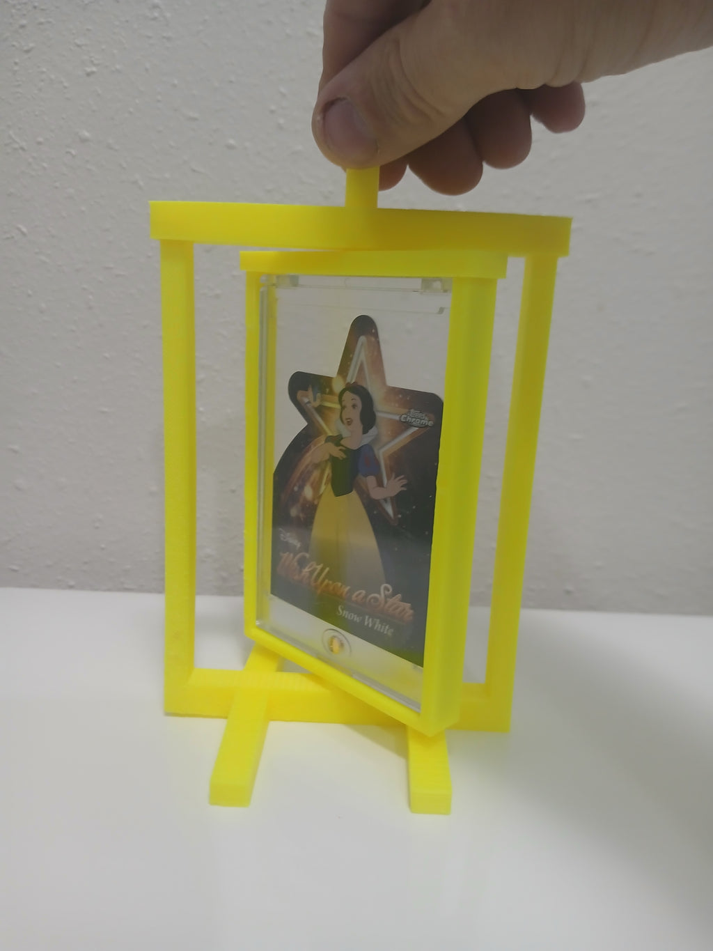 1 Color Magnetic Acrylic Case * Vertical * Trading Card Pokemon Slab Spinner Display