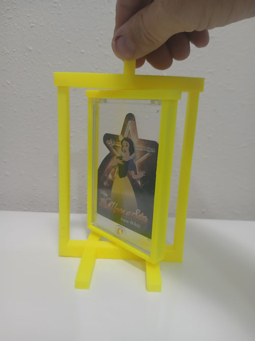 1 Color Magnetic Acrylic Case * Vertical * Trading Card Pokemon Slab Spinner Display