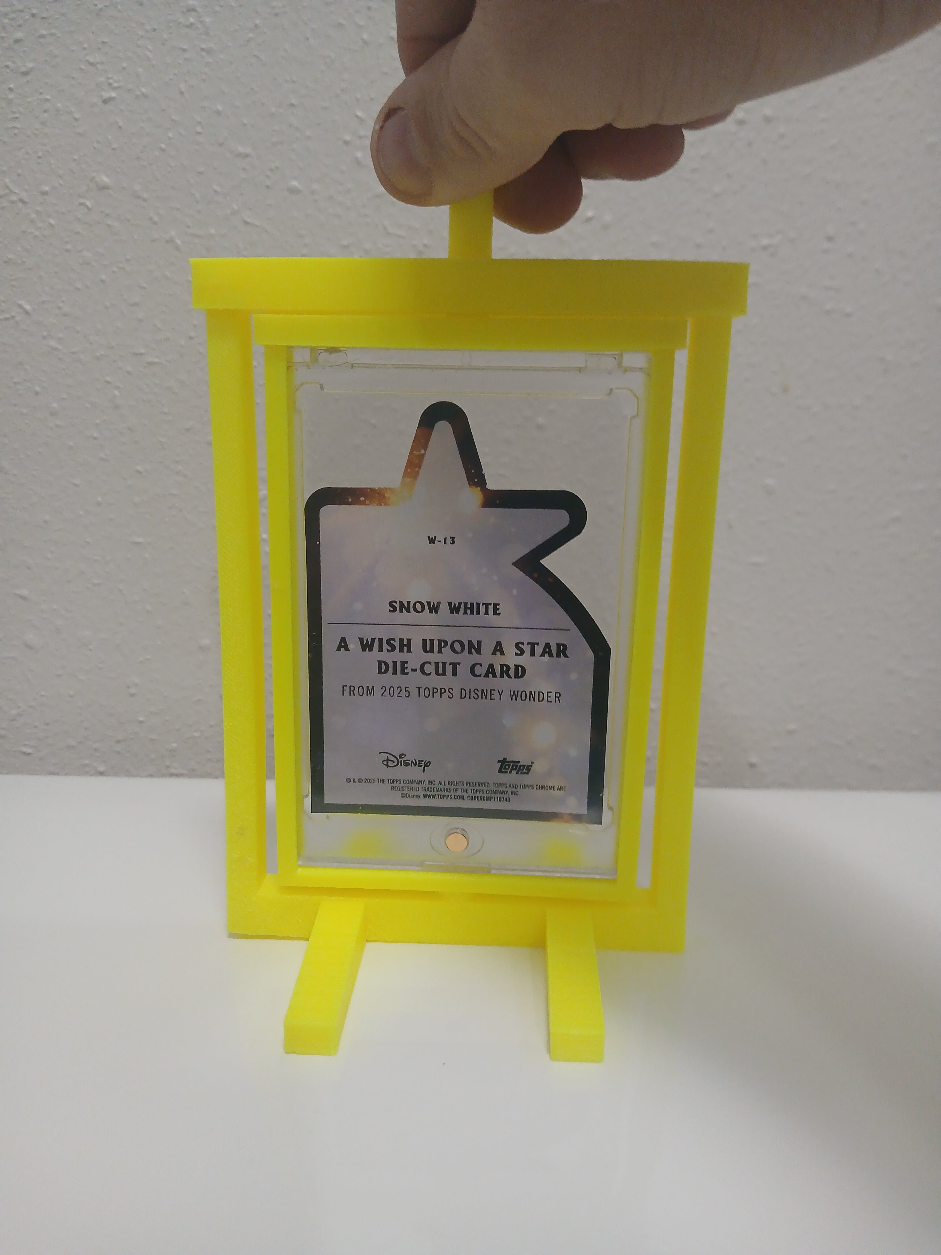 1 Color Magnetic Acrylic Case * Vertical * Trading Card Pokemon Slab Spinner Display