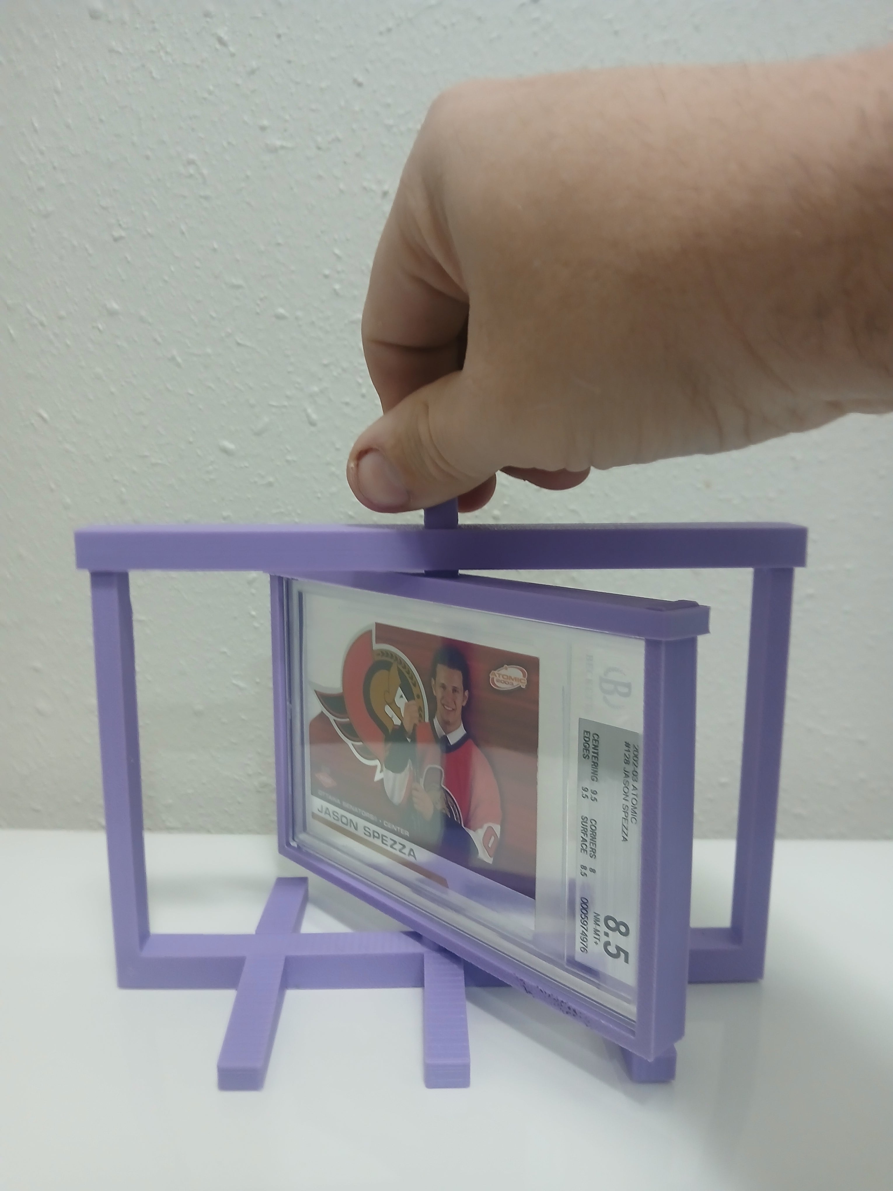 1 Color Beckett BGS * Horizontal * Graded Sports Trading Card Pokemon Slab Spinner Display