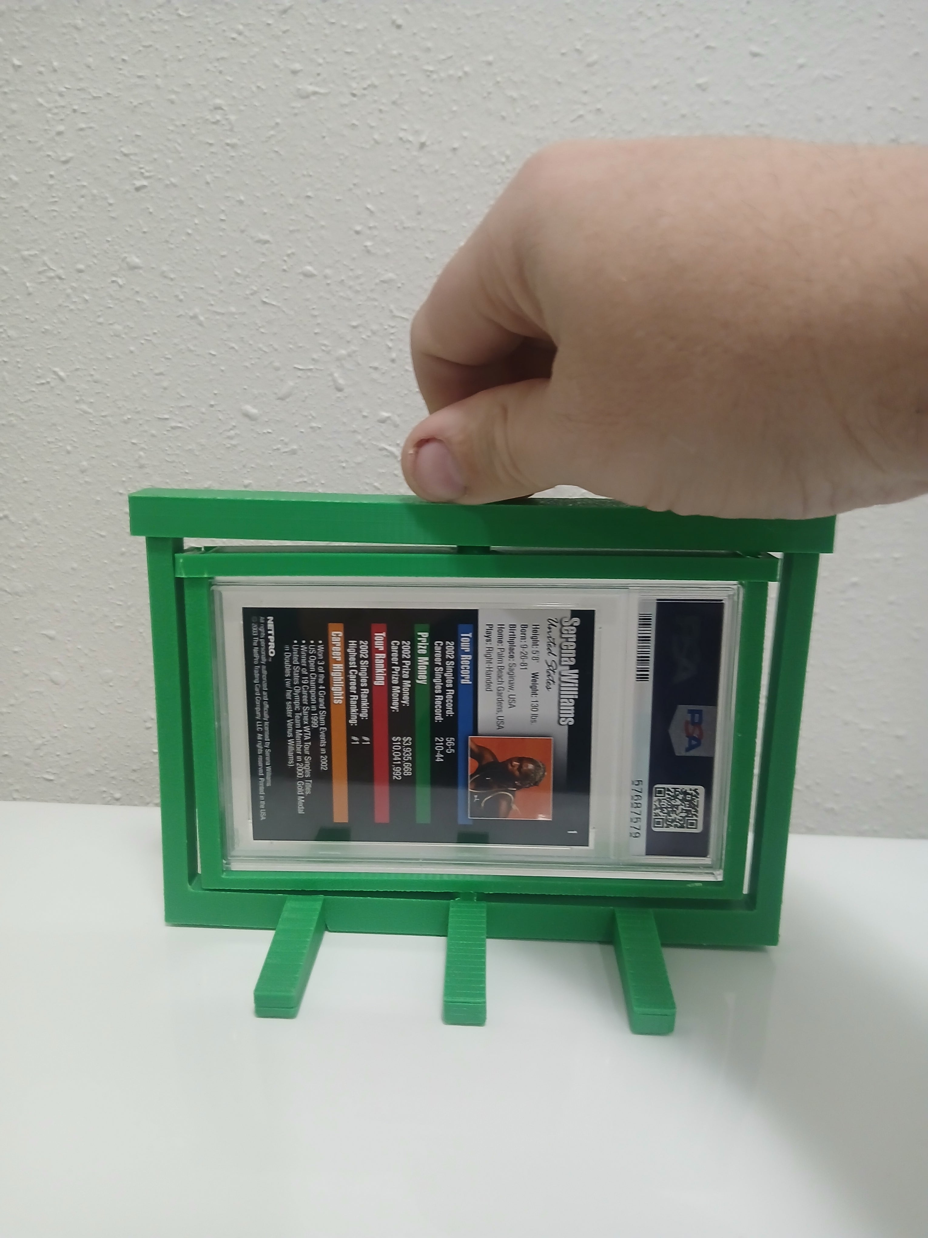 1 Color PSA * Horizontal * Graded Sports Trading Card Pokemon Slab Spinner Display