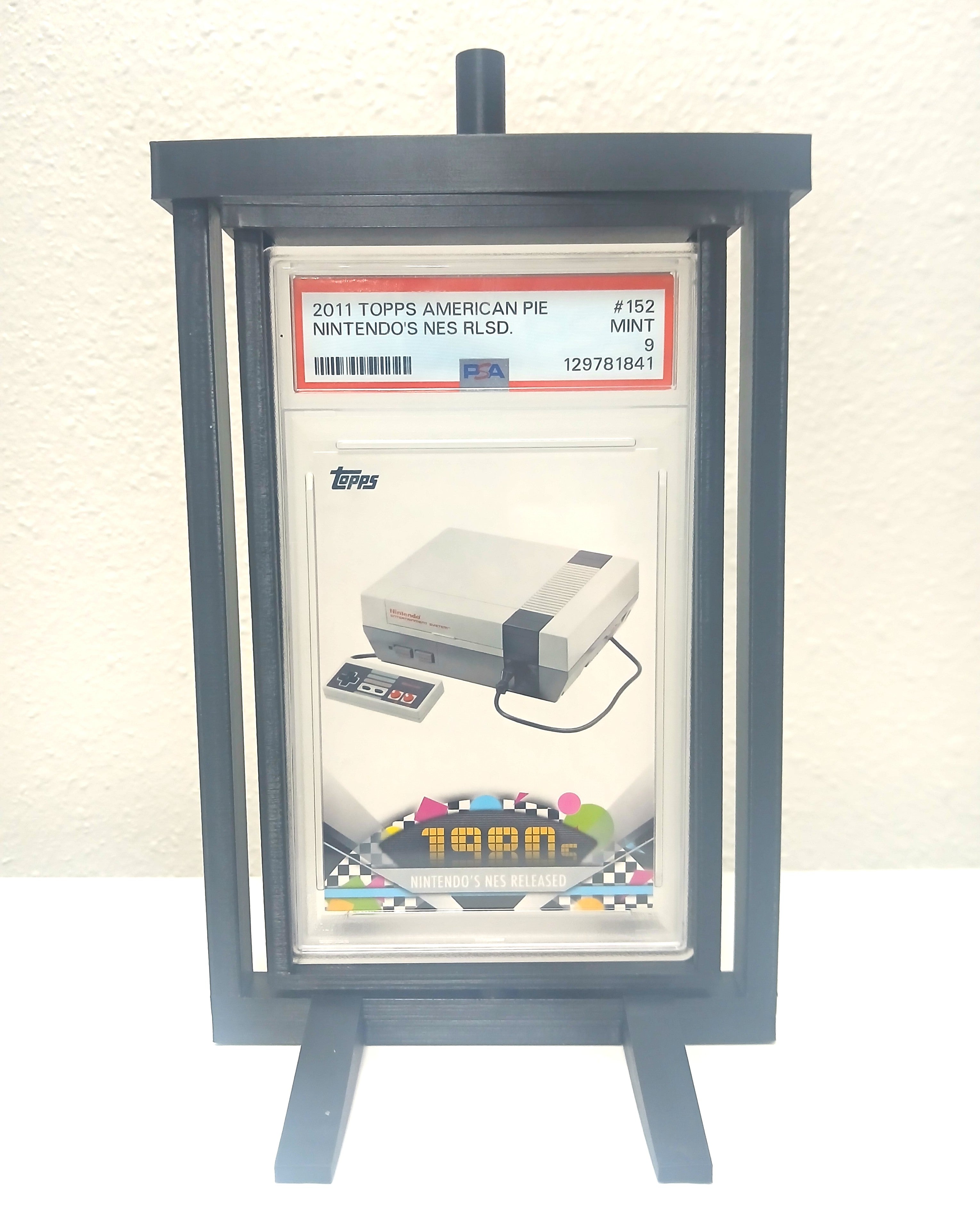 1 Color PSA * Vertical * Graded Sports Trading Card Pokemon Slab Spinner Display