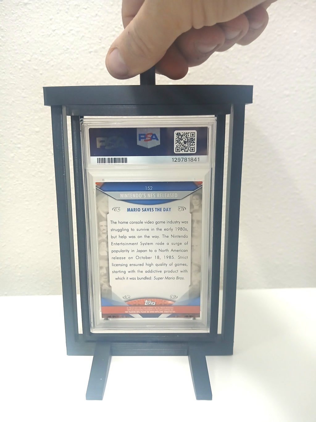 1 Color PSA * Vertical * Graded Sports Trading Card Pokemon Slab Spinner Display