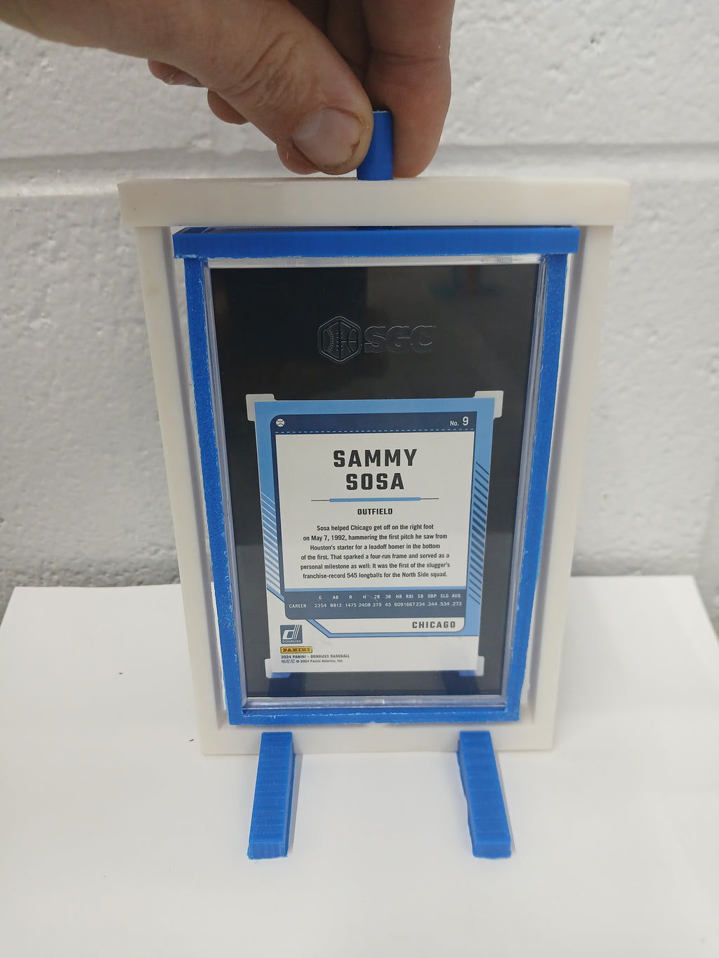 2 Color SGC * Vertical * Graded Trading Sports Card Pokemon Slab Spinner Display