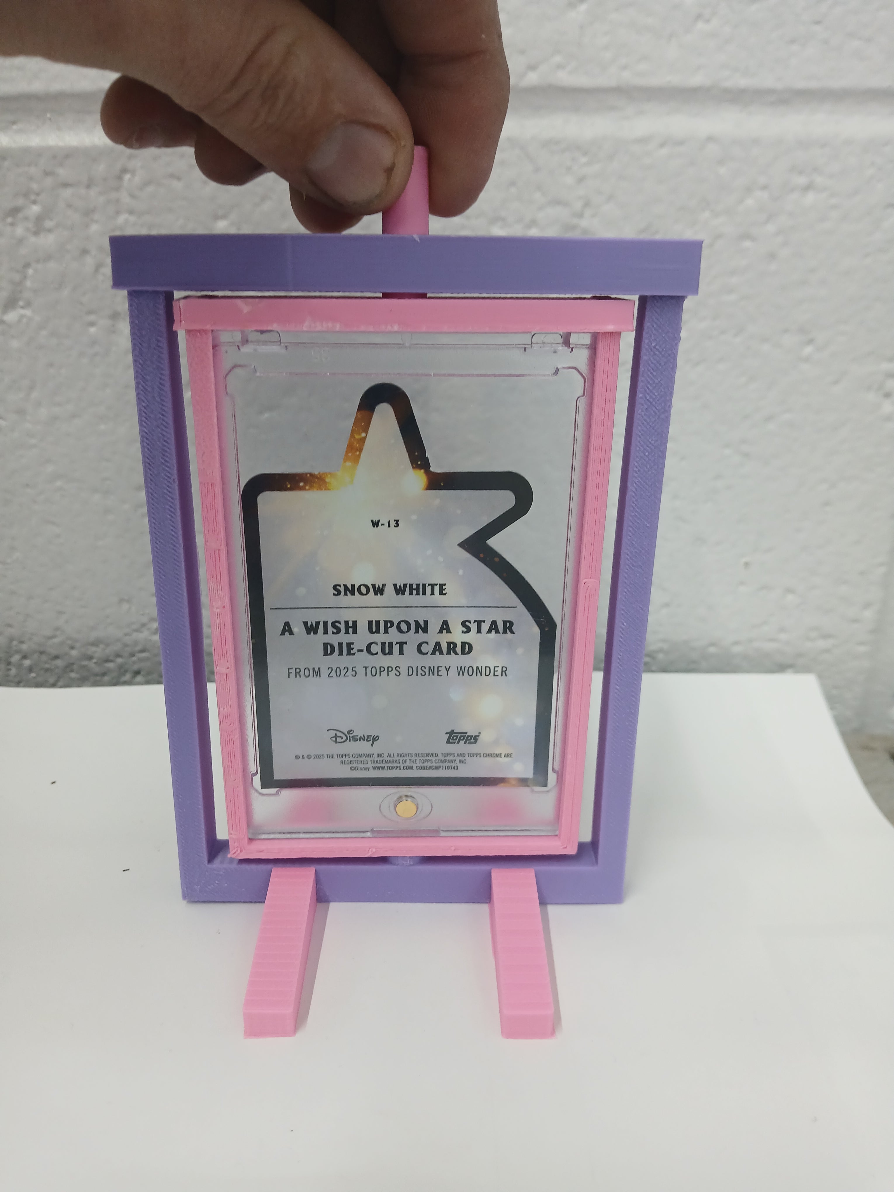 2 Color Magnetic Acrylic Case * Vertical * Graded Trading Sports Card Pokemon Slab Spinner Display