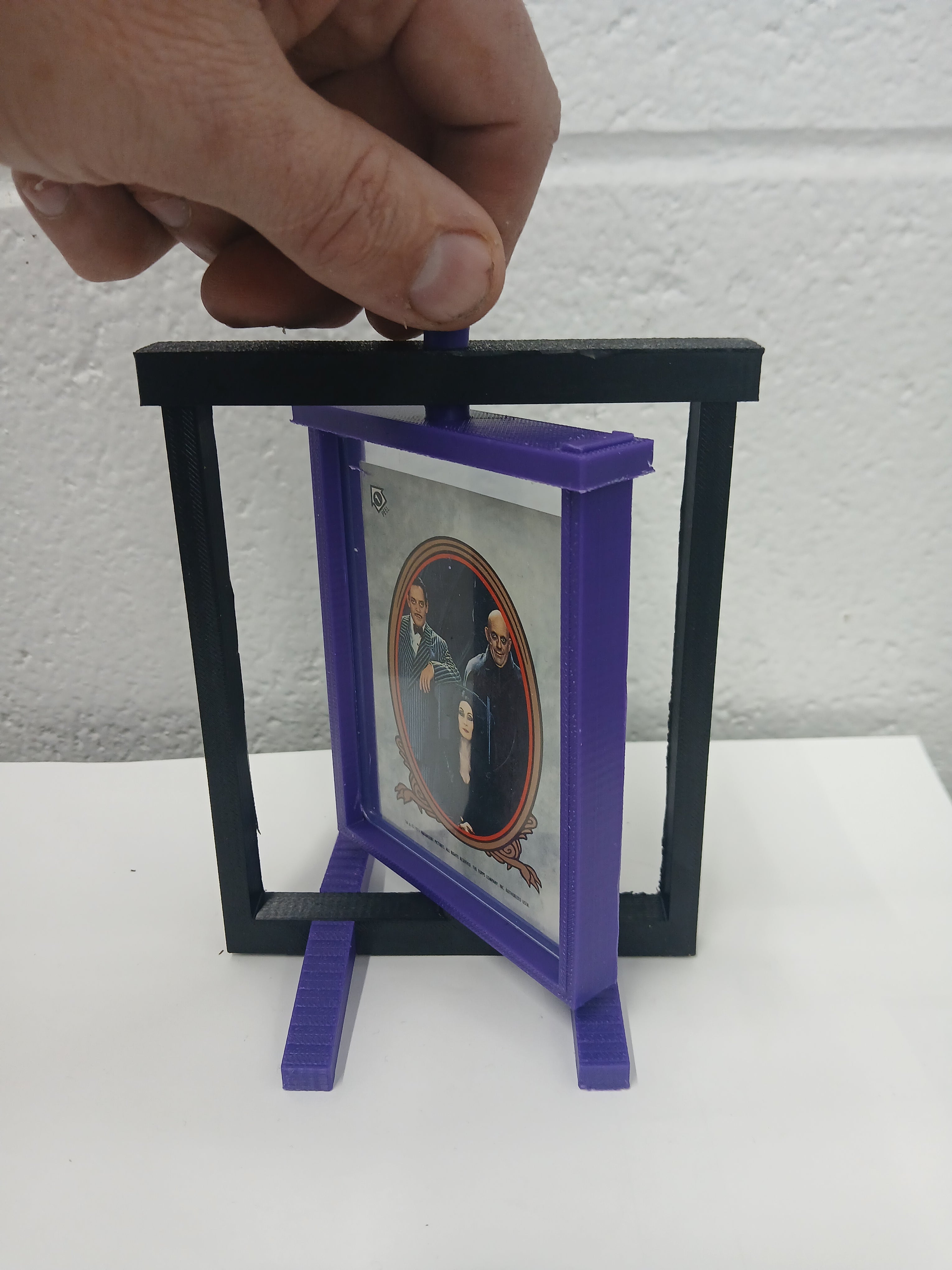 2 Color Toploader * Vertical * Graded Trading Sports Card Pokemon Slab Spinner Display