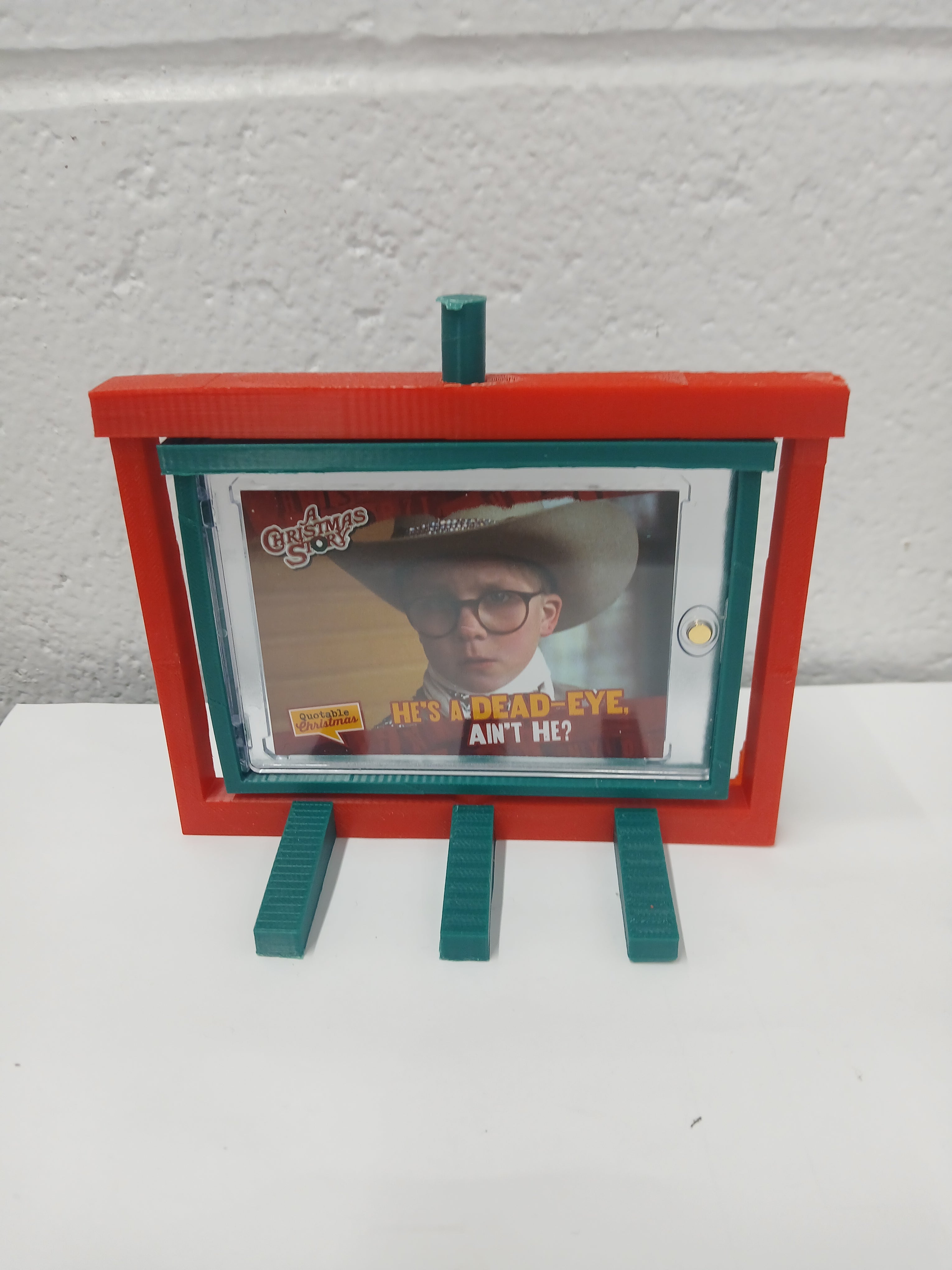 2 Color Magnetic Acrylic Case * Horizontal * Graded Trading Sports Card Pokemon Slab Spinner Display