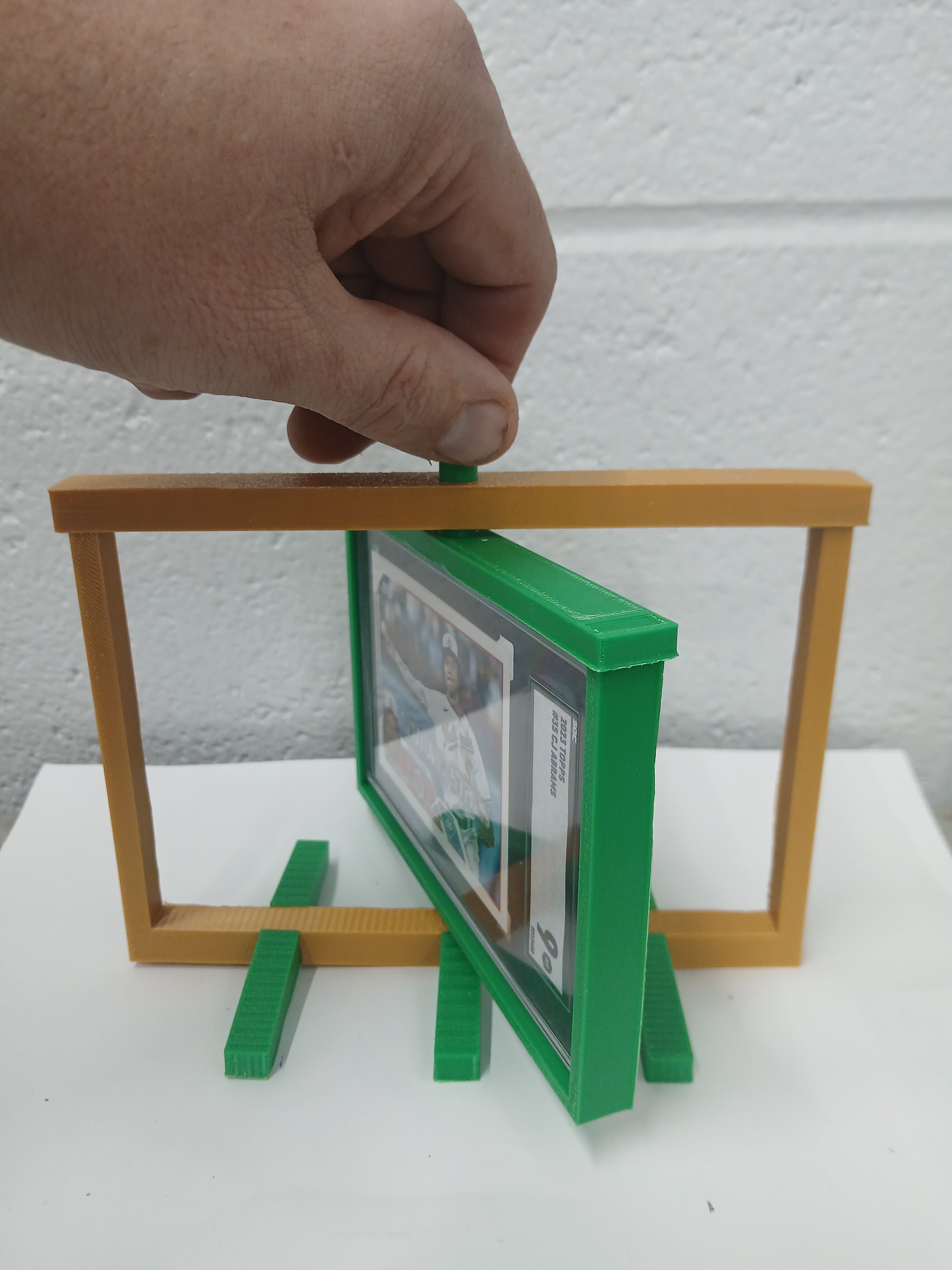 2 Color SGC * Horizontal * Graded Trading Sports Card Pokemon Slab Spinner Display