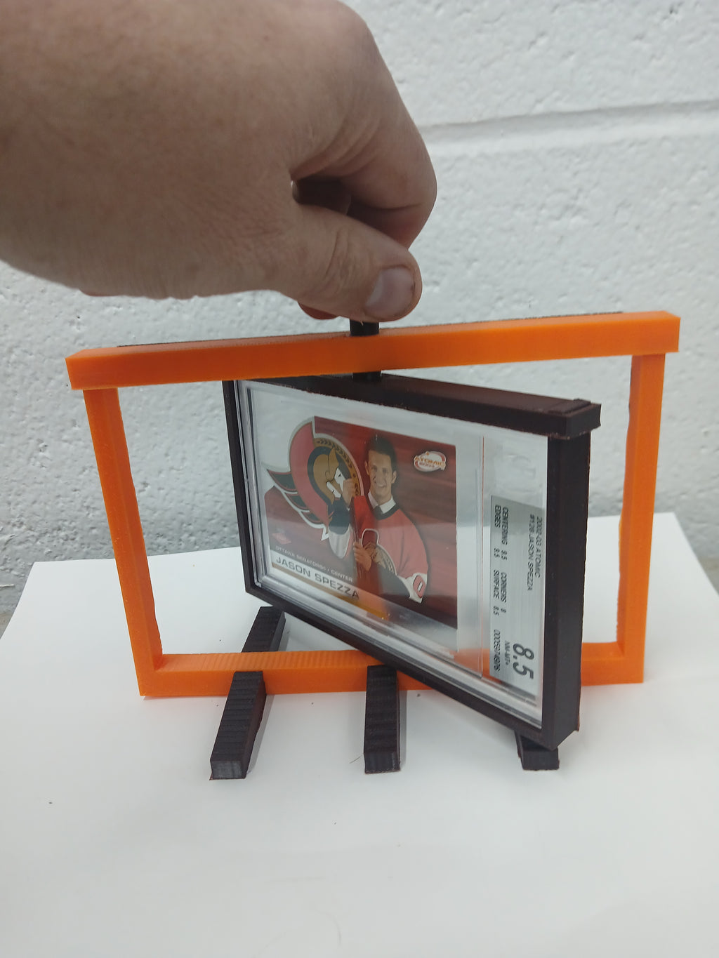 2 Color Beckett BGS * Horizontal * Graded Trading Sports Card Pokemon Slab Spinner Display