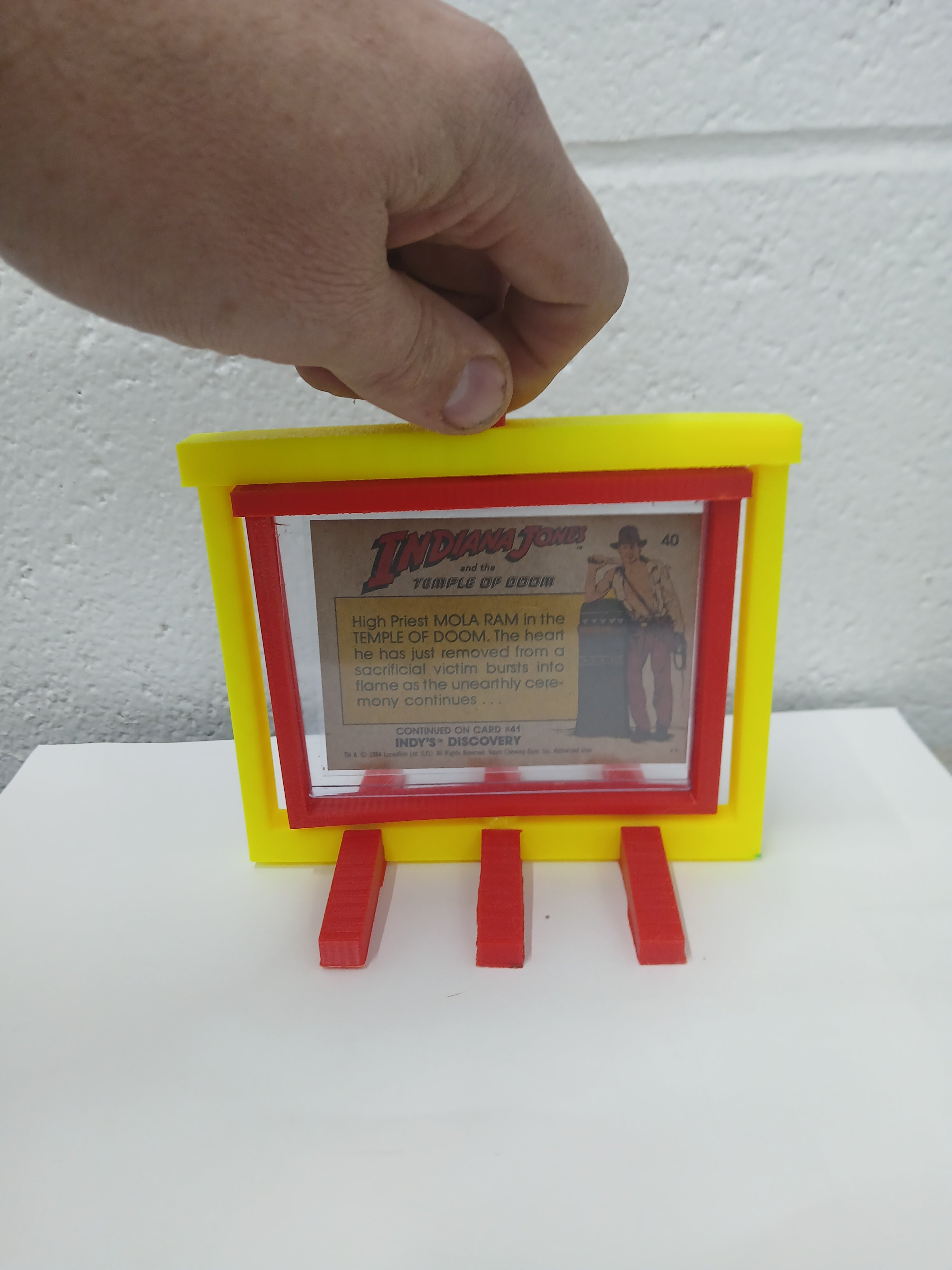 2 Color Toploader * Horizontal * Graded Trading Sports Card Pokemon Slab Spinner Display