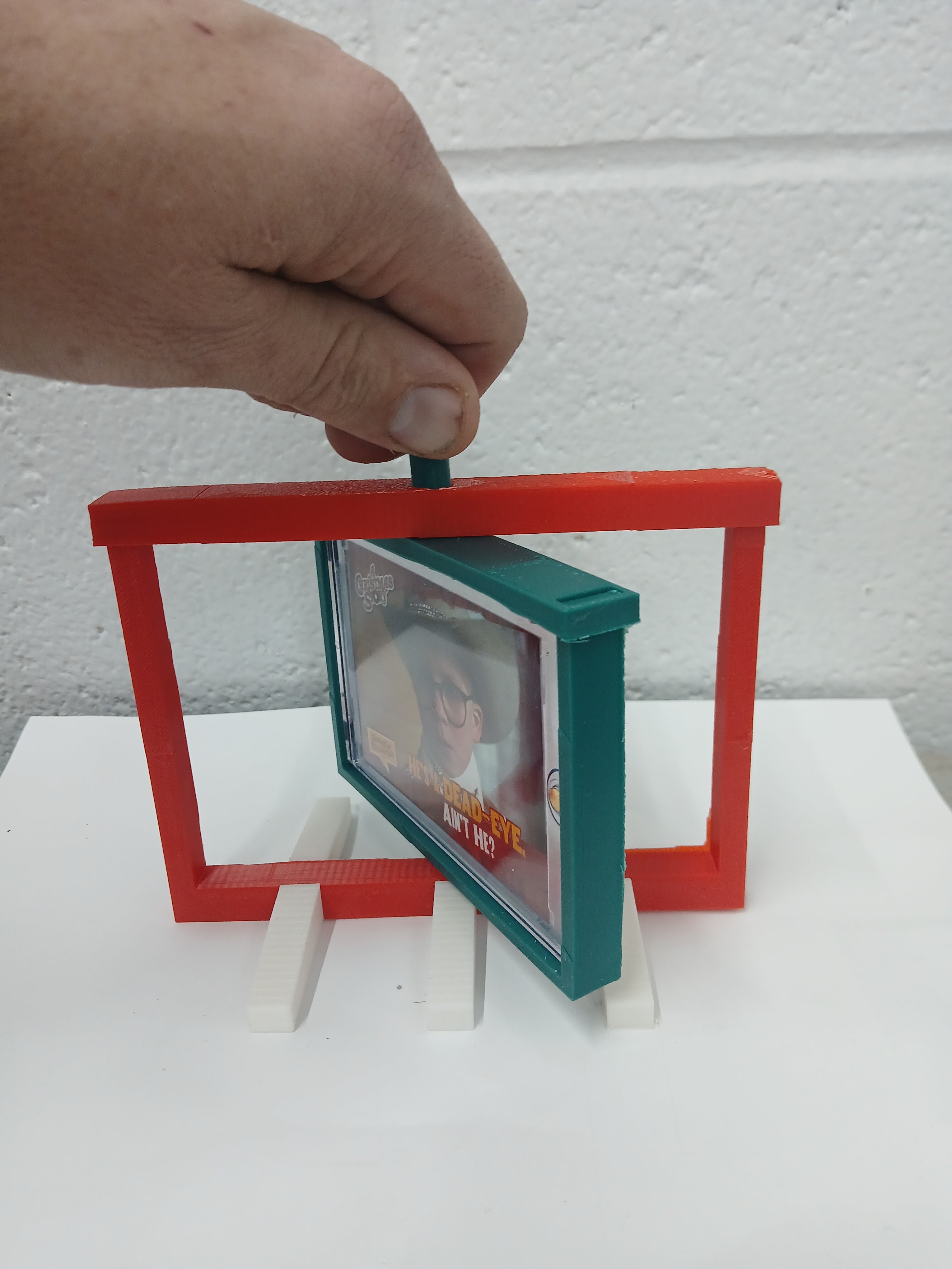 3 Color Magnetic Acrylic Case * Horizontal * Graded Trading Sports Card Pokemon Slab Spinner Display