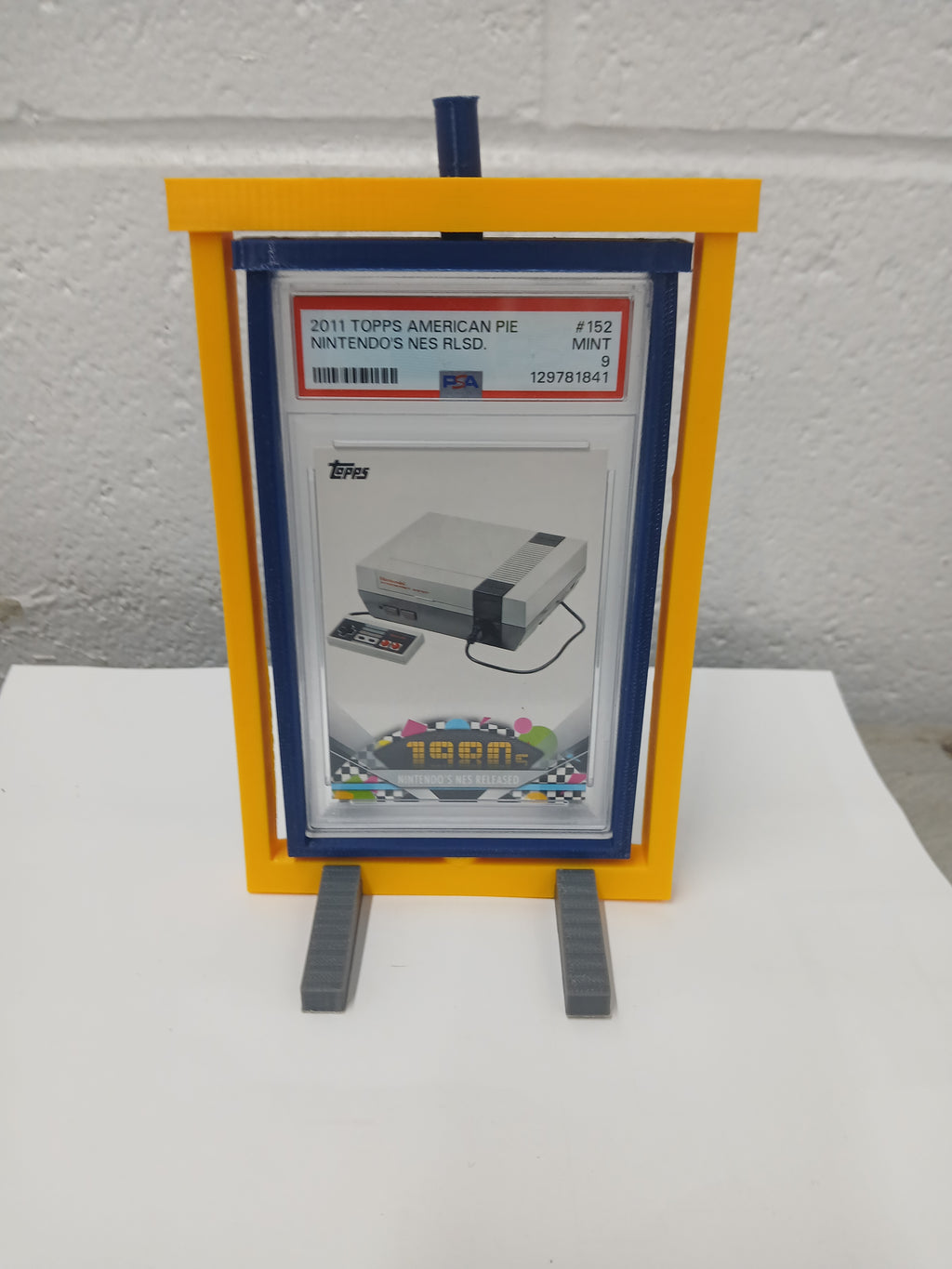 3 Color PSA * Vertical * Graded Trading Card Pokemon Slab Spinner Display