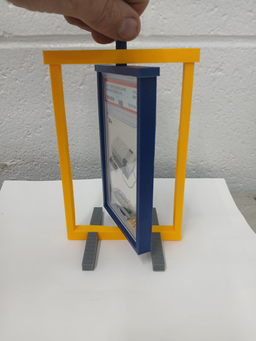 3 Color PSA * Vertical * Graded Trading Card Pokemon Slab Spinner Display