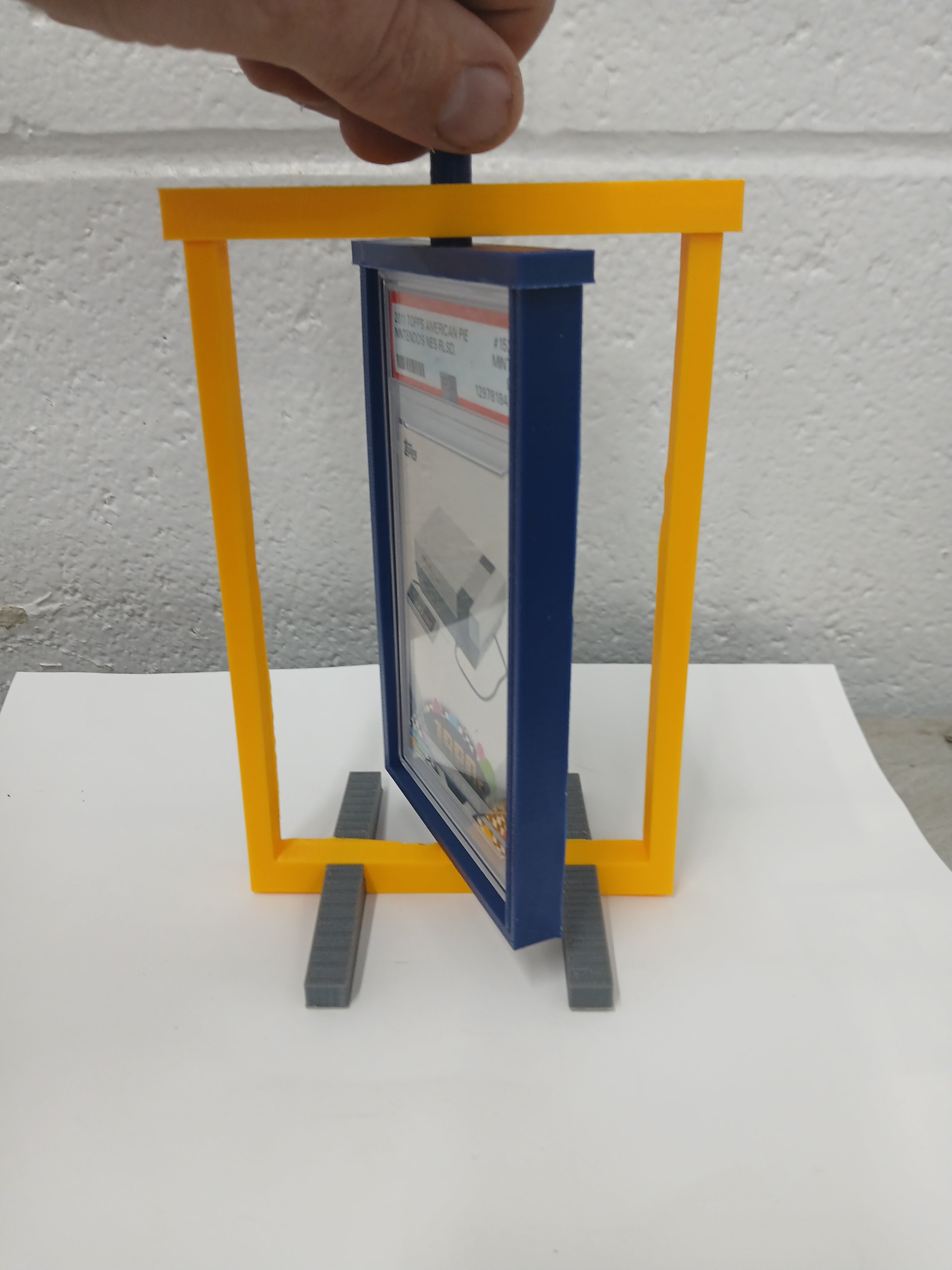 3 Color PSA * Vertical * Graded Trading Card Pokemon Slab Spinner Display