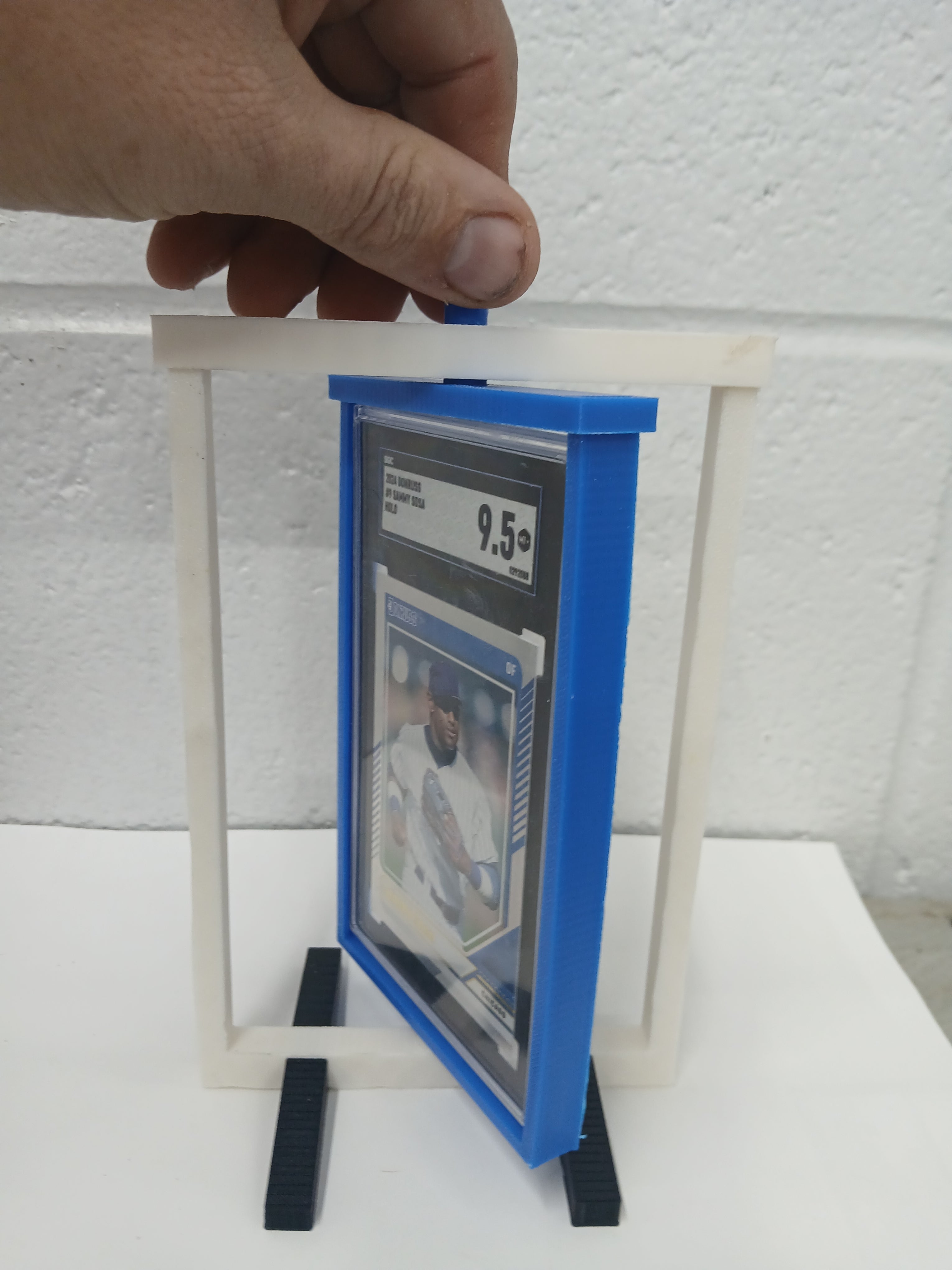 3 Color SGC * Vertical * Graded Trading Sports Card Pokemon Slab Spinner Display