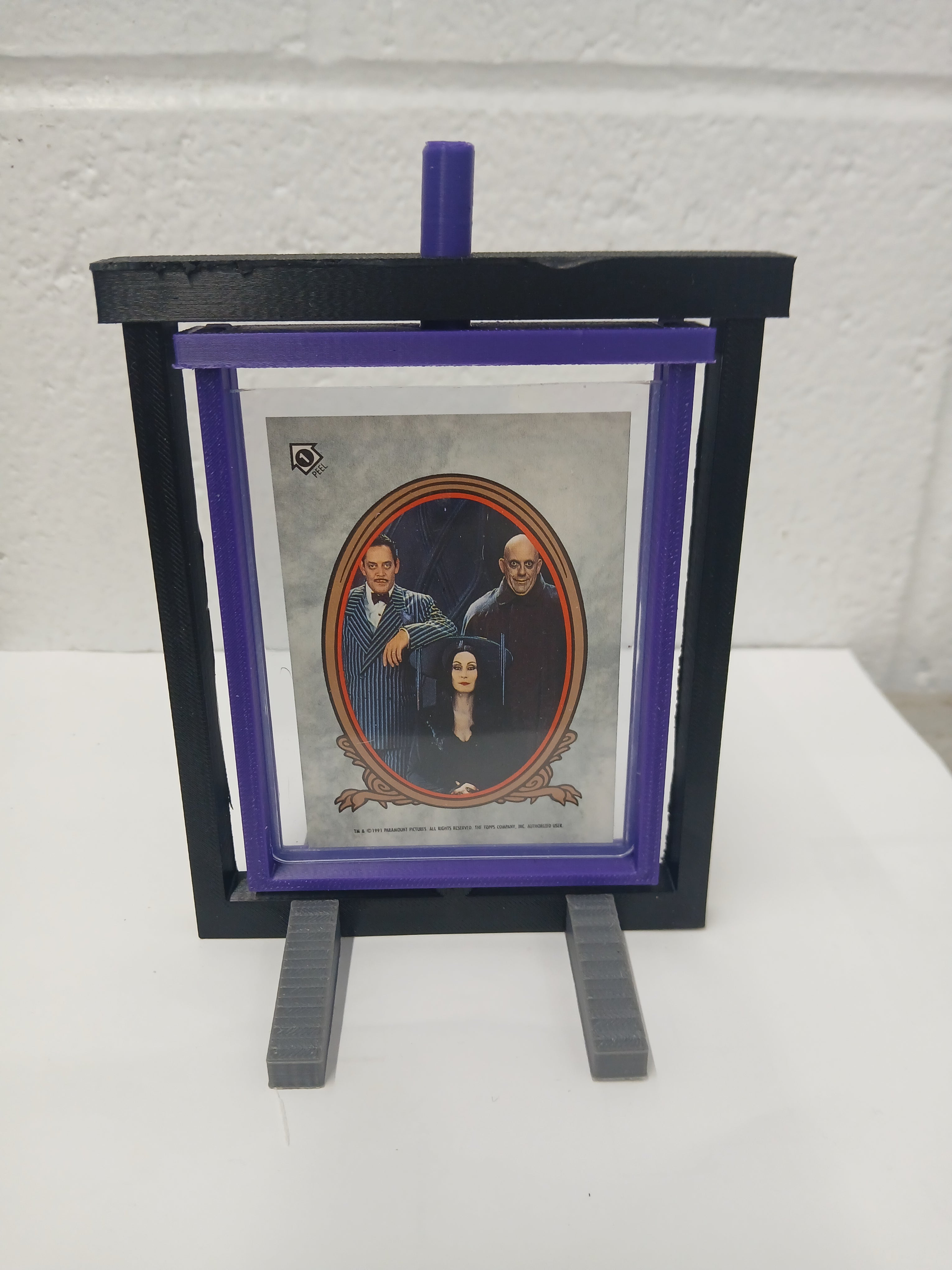 3 Color Toploader * Vertical * Graded Trading Sports Card Pokemon Slab Spinner Display