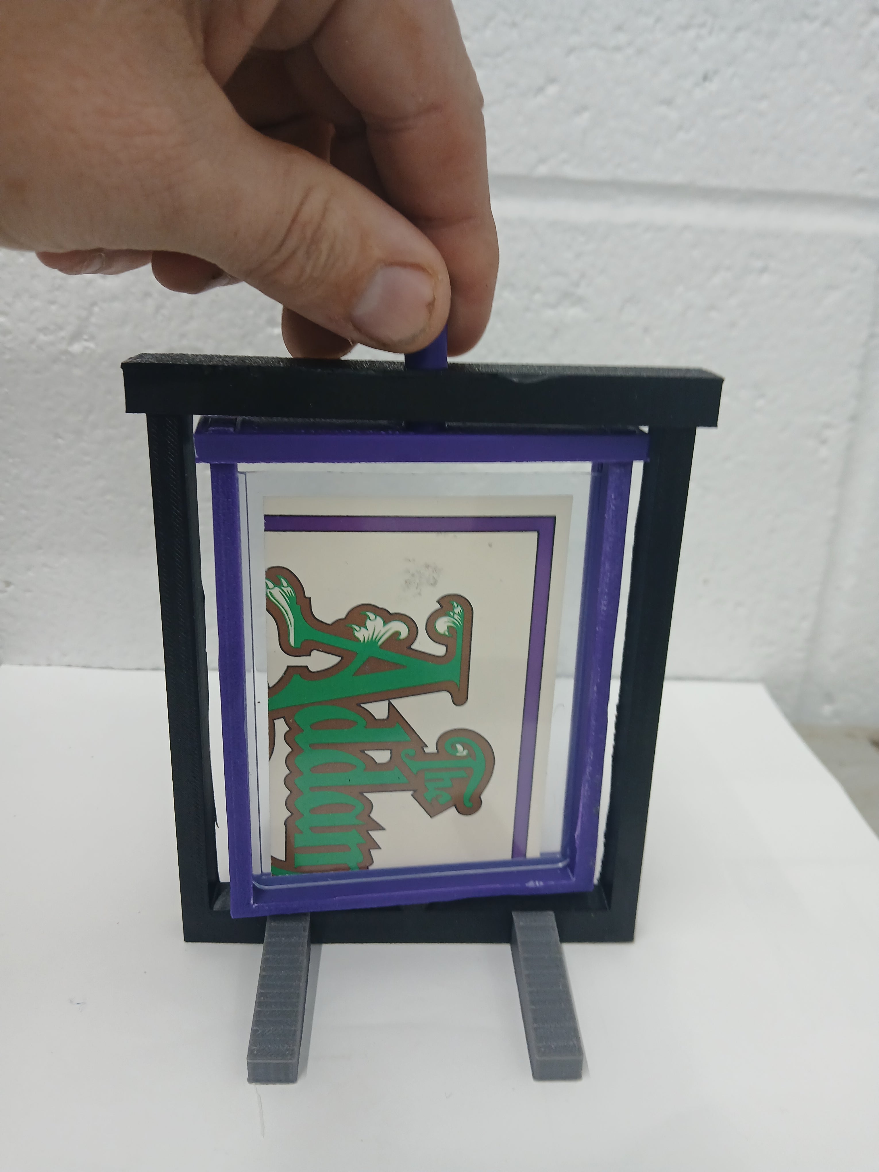 3 Color Toploader * Vertical * Graded Trading Sports Card Pokemon Slab Spinner Display