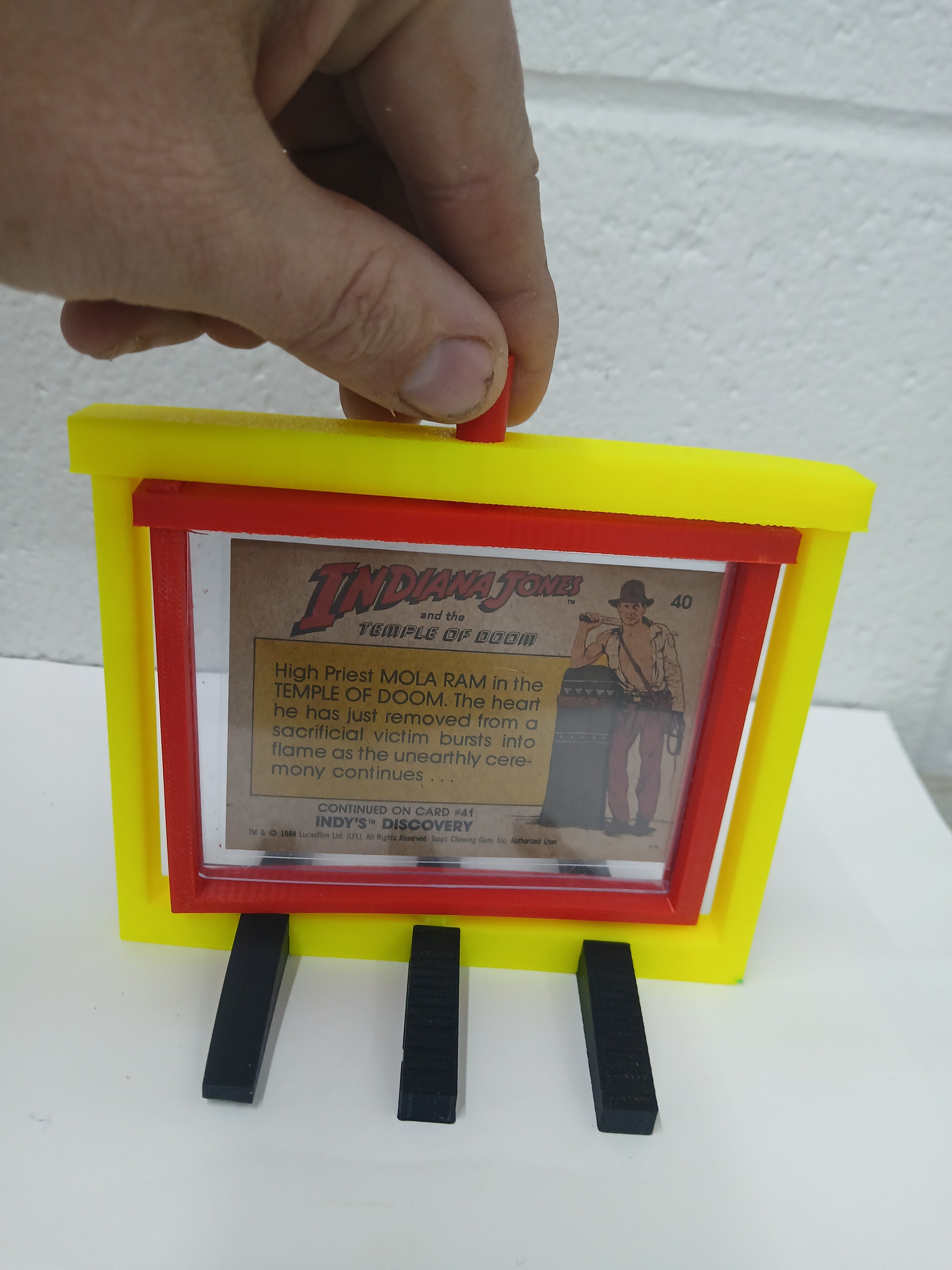 3 Color Toploader * Horizontal * Graded Trading Sports Card Pokemon Slab Spinner Display