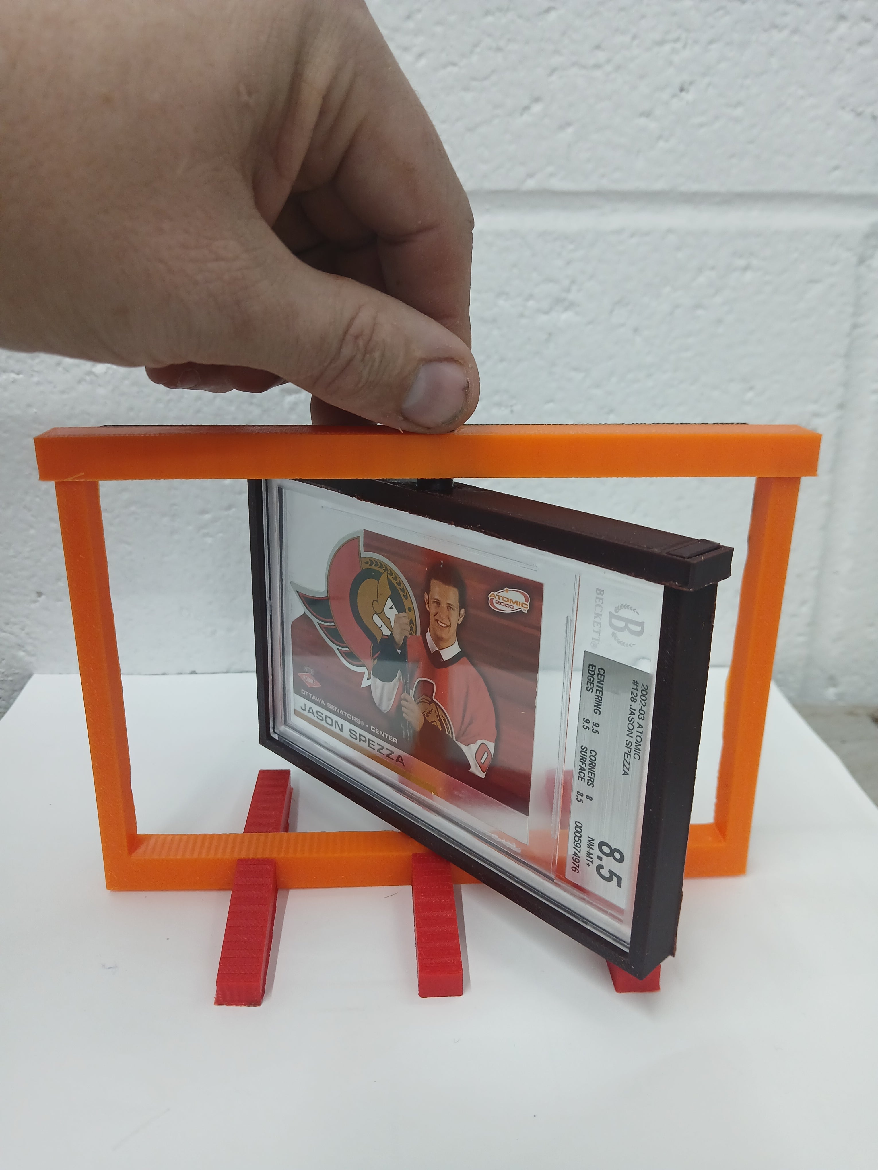 3 Color Beckett BGS * Horizontal * Graded Trading Sports Card Pokemon Slab Spinner Display