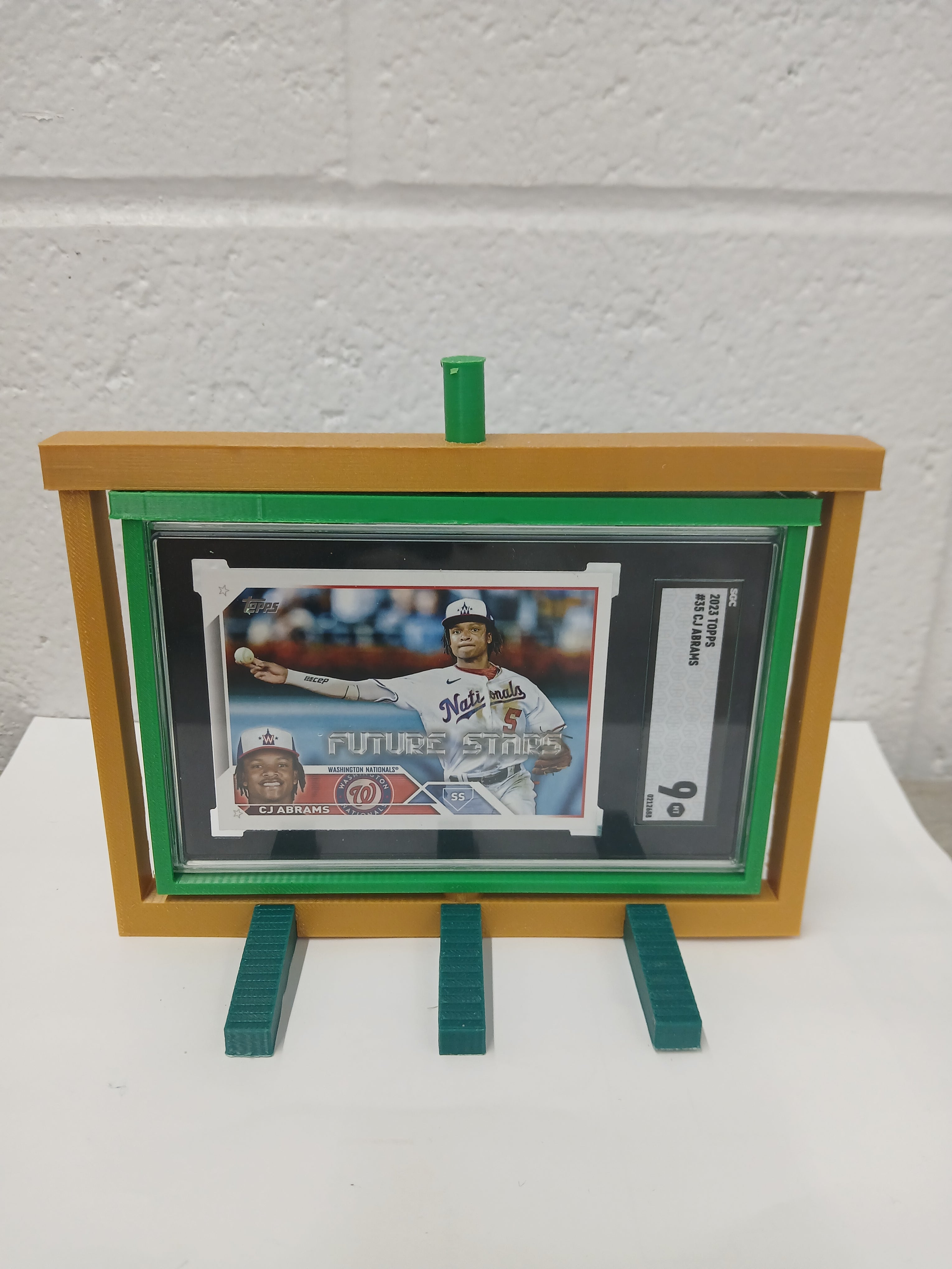 3 Color SGC * Horizontal * Graded Trading Sports Card Pokemon Slab Spinner Display