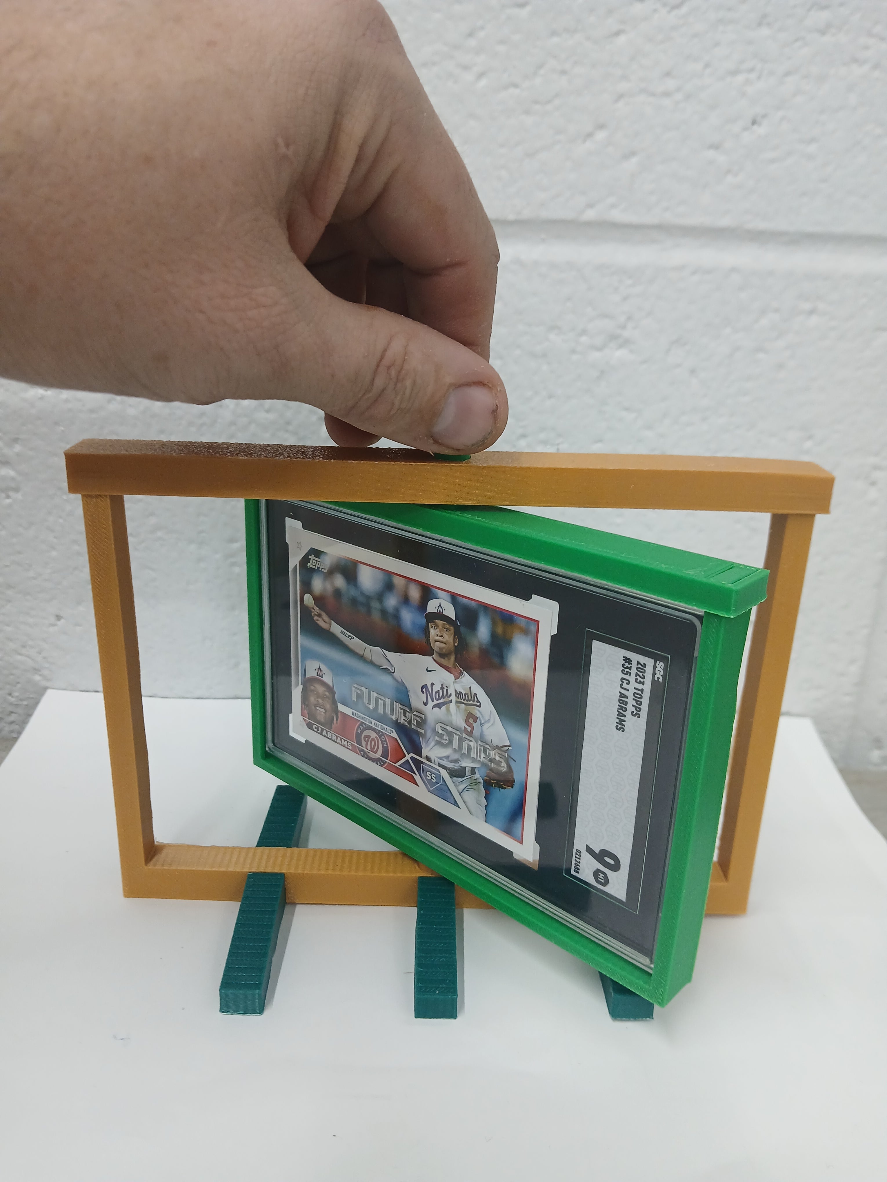 3 Color SGC * Horizontal * Graded Trading Sports Card Pokemon Slab Spinner Display