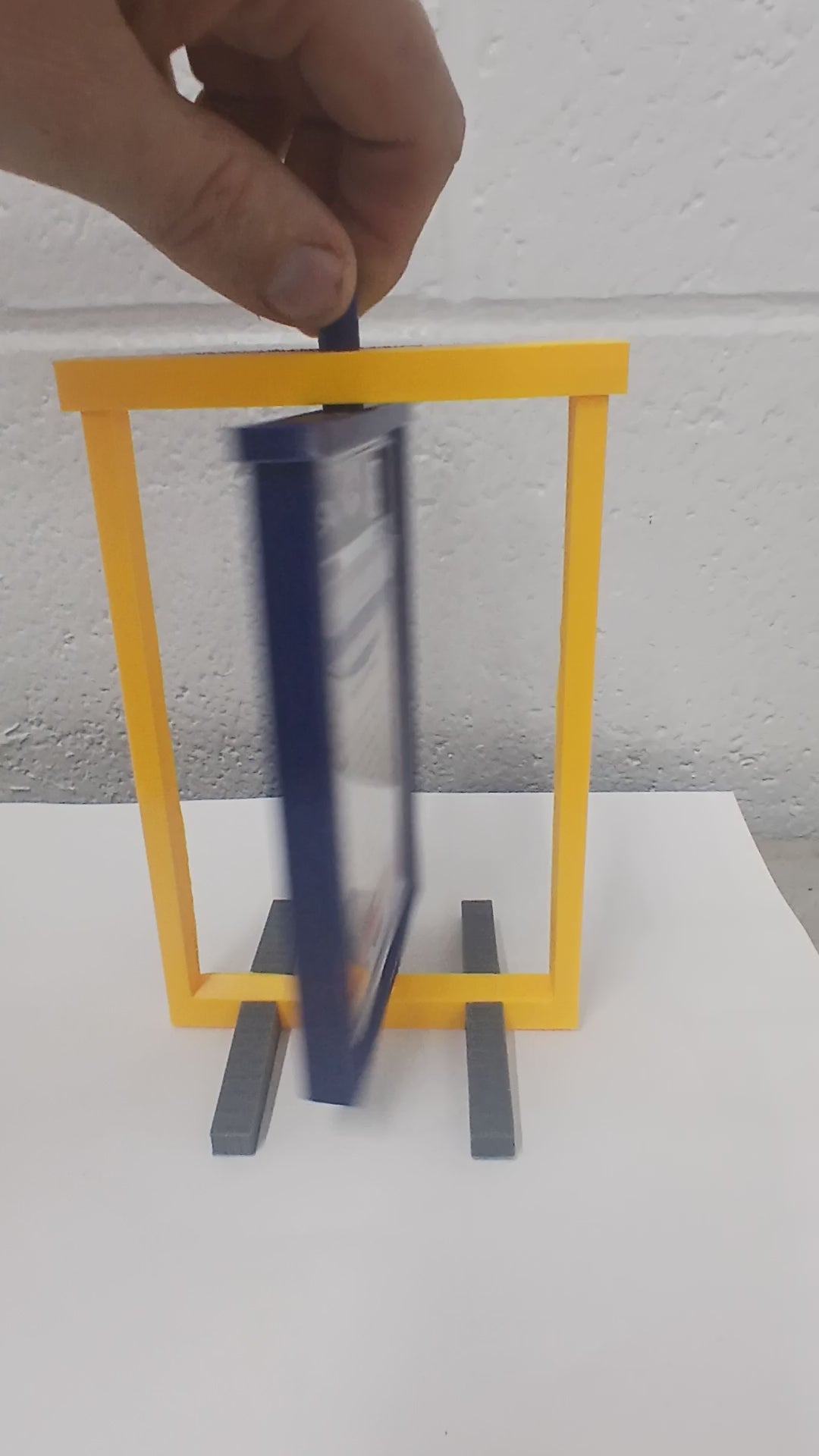 3 Color PSA * Vertical * Graded Trading Card Pokemon Slab Spinner Display