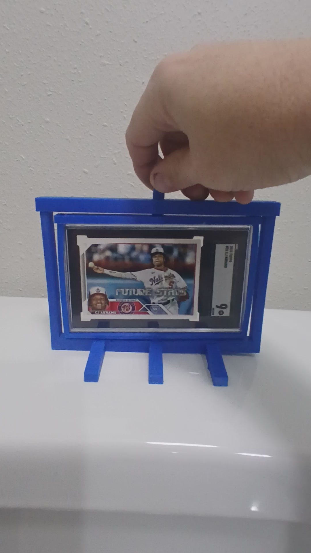 1 Color SGC * Horizontal * Graded Sports Trading Card Pokemon Slab Spinner Display