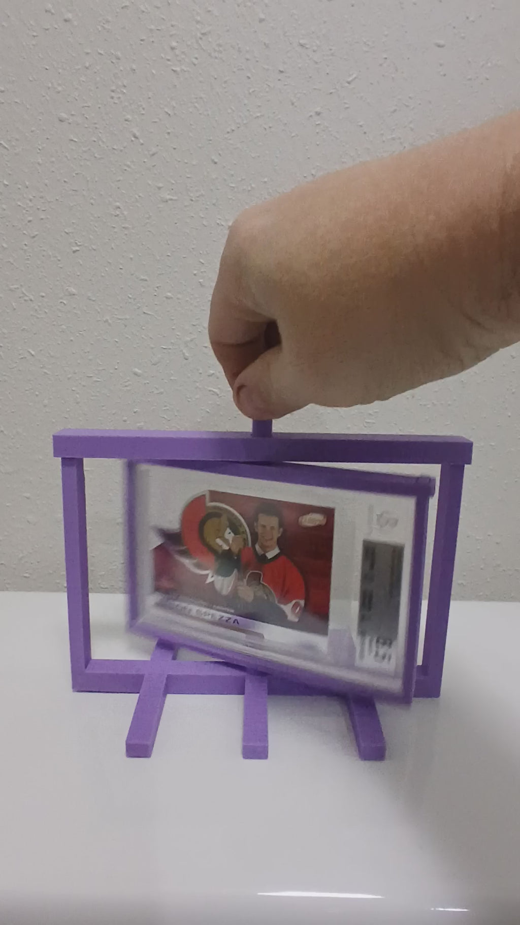 1 Color Beckett BGS * Horizontal * Graded Sports Trading Card Pokemon Slab Spinner Display