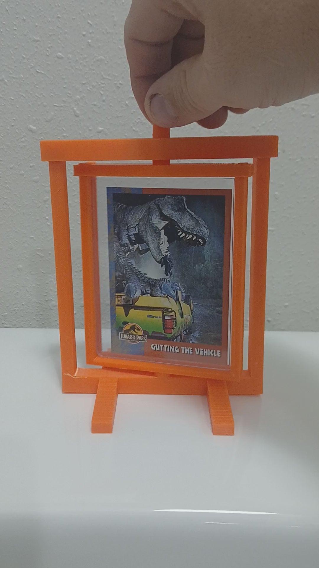 1 Color Toploader * Vertical * Graded Trading Sports Card Pokemon Slab Spinner Display