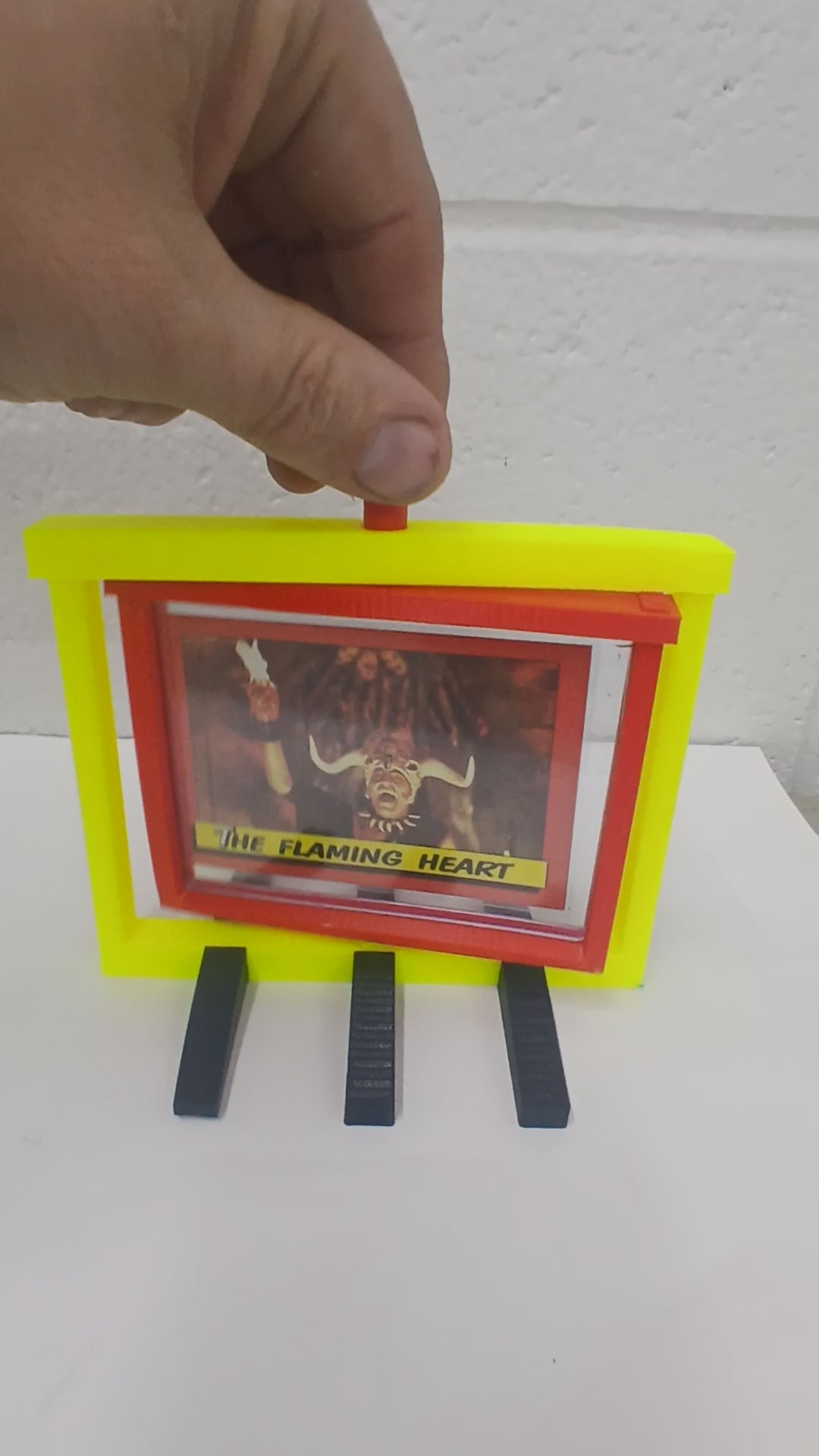 3 Color Toploader * Horizontal * Graded Trading Sports Card Pokemon Slab Spinner Display