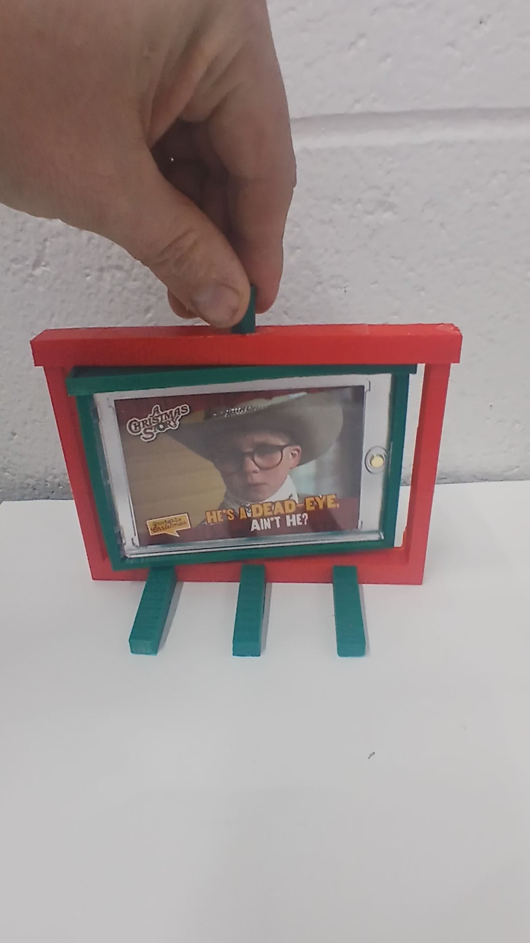 2 Color Magnetic Acrylic Case * Horizontal * Graded Trading Sports Card Pokemon Slab Spinner Display