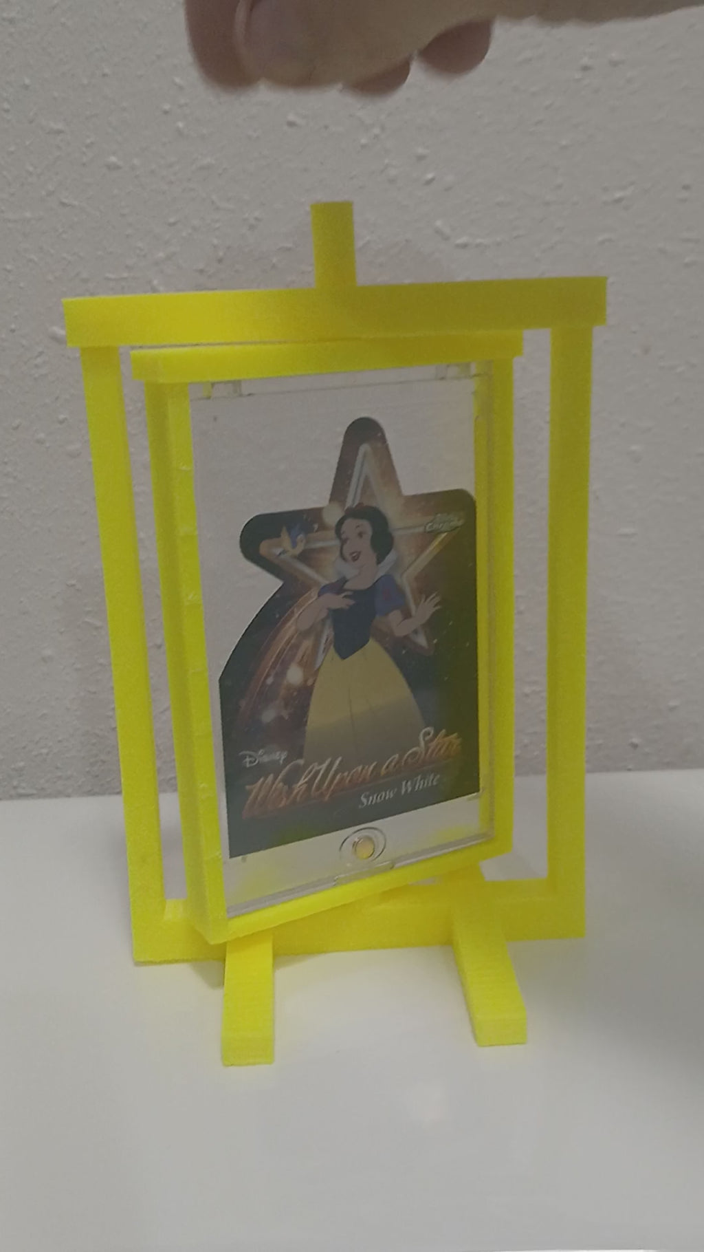 1 Color Magnetic Acrylic Case * Vertical * Trading Card Pokemon Slab Spinner Display