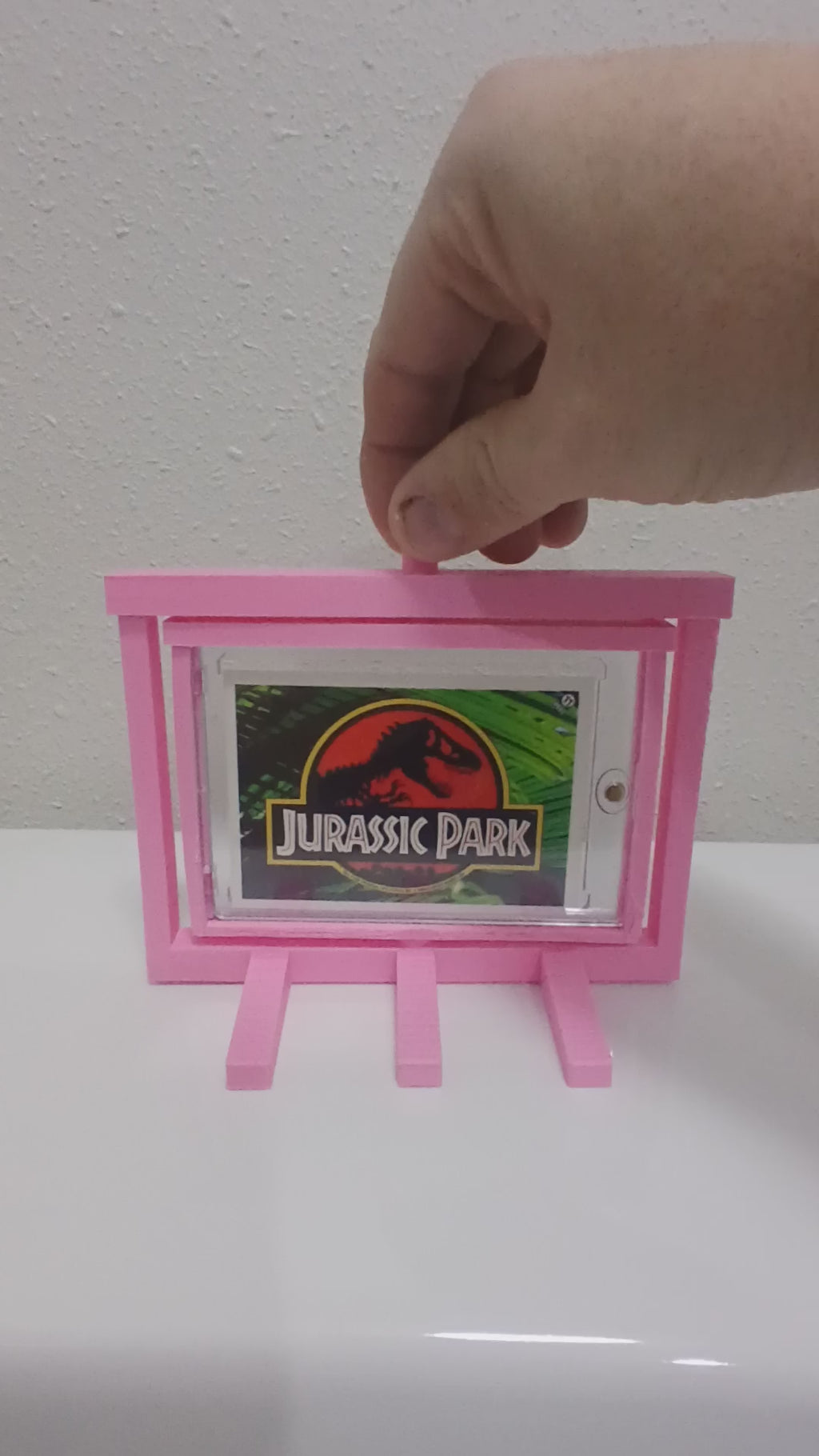 1 Color Magnetic Acrylic Case * Horizontal * Graded Trading Sports Card Pokemon Slab Spinner Display