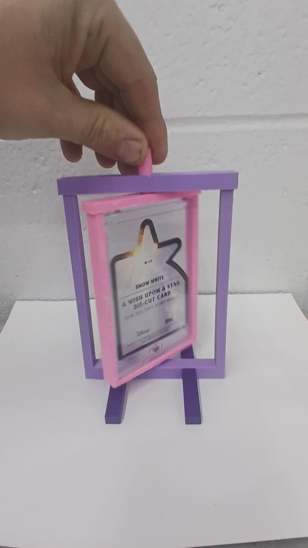 3 Color Magnetic Acrylic Case * Vertical * Graded Trading Sports Card Pokemon Slab Spinner Display