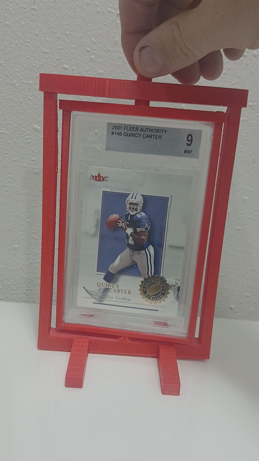 1 Color Beckett BGS * Vertical * Graded Sports Trading Card Pokemon Slab Spinner Display