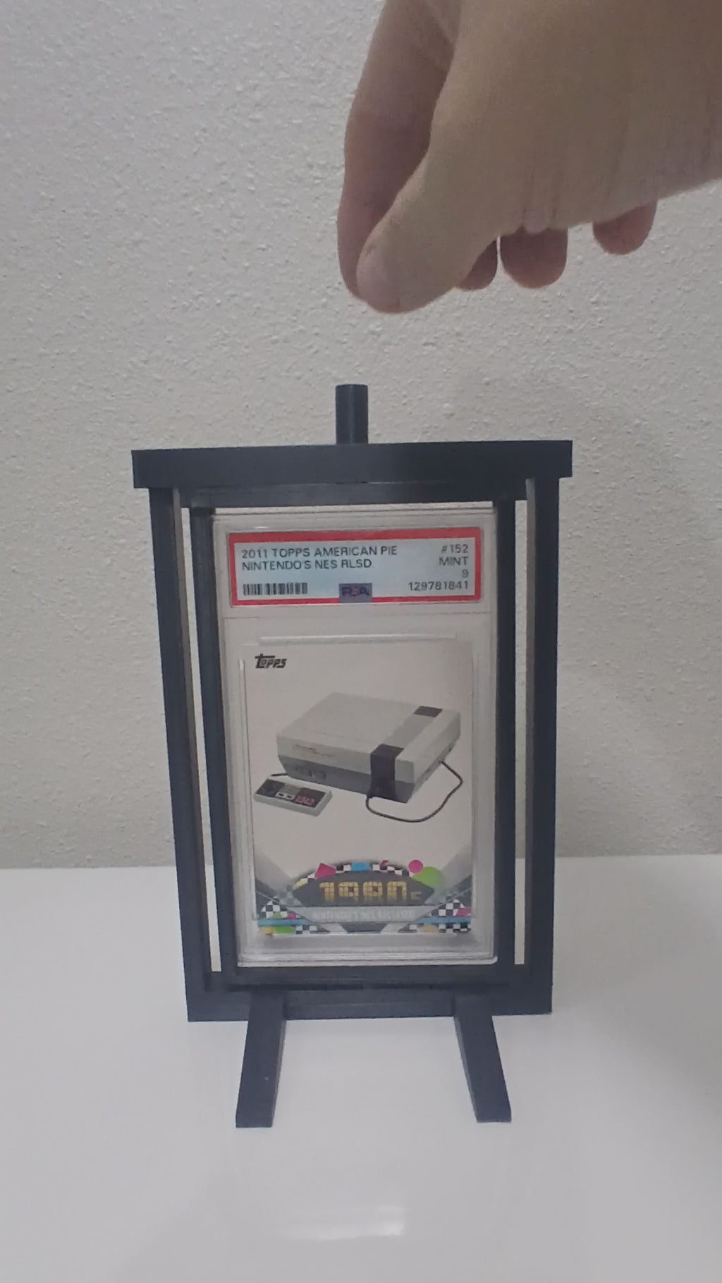 1 Color PSA * Vertical * Graded Sports Trading Card Pokemon Slab Spinner Display