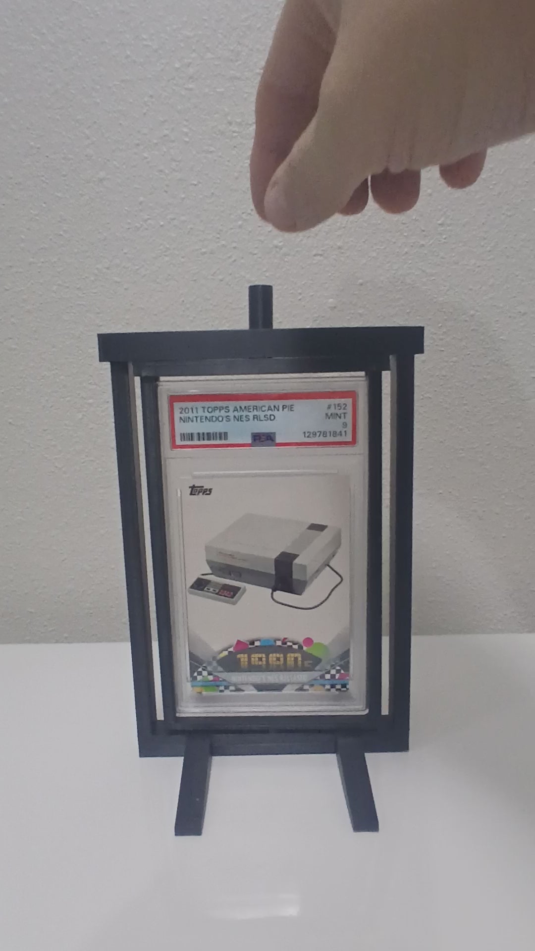 1 Color PSA * Vertical * Graded Sports Trading Card Pokemon Slab Spinner Display