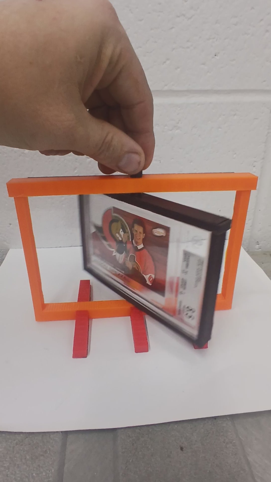 3 Color Beckett BGS * Horizontal * Graded Trading Sports Card Pokemon Slab Spinner Display