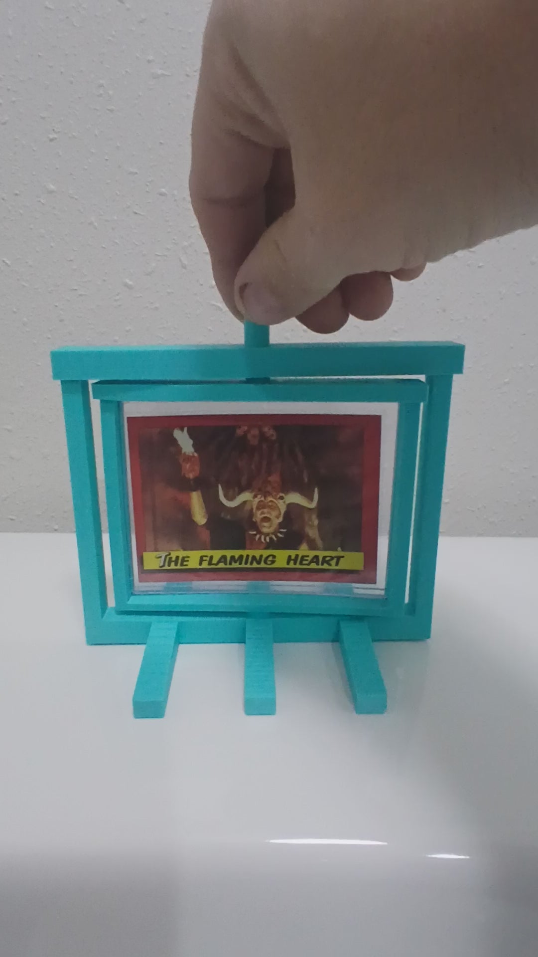 1 Color Toploader * Horizontal * Graded Trading Sports Card Pokemon Slab Spinner Display